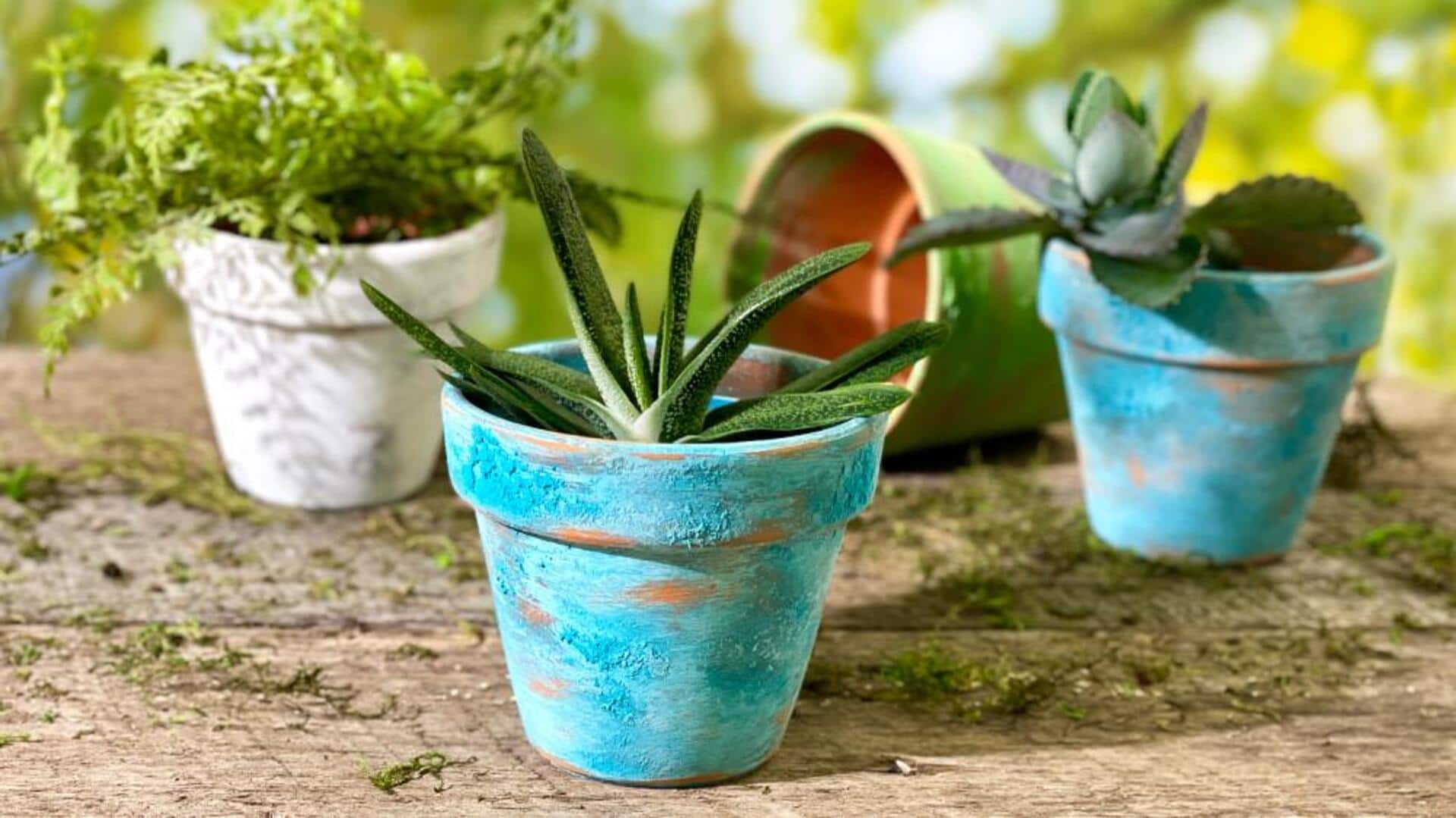 เปลี่ยนกระถางดินเผาให้เป็นที่เก็บของสุดชิคในบ้าน 