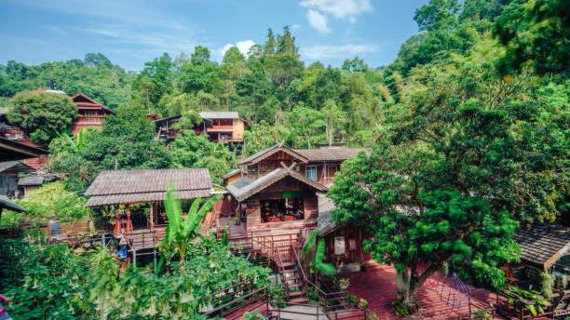 หมู่บ้านบนภูเขาที่ไม่ค่อยมีใครรู้จักซึ่งมีทิวทัศน์ที่สวยงาม