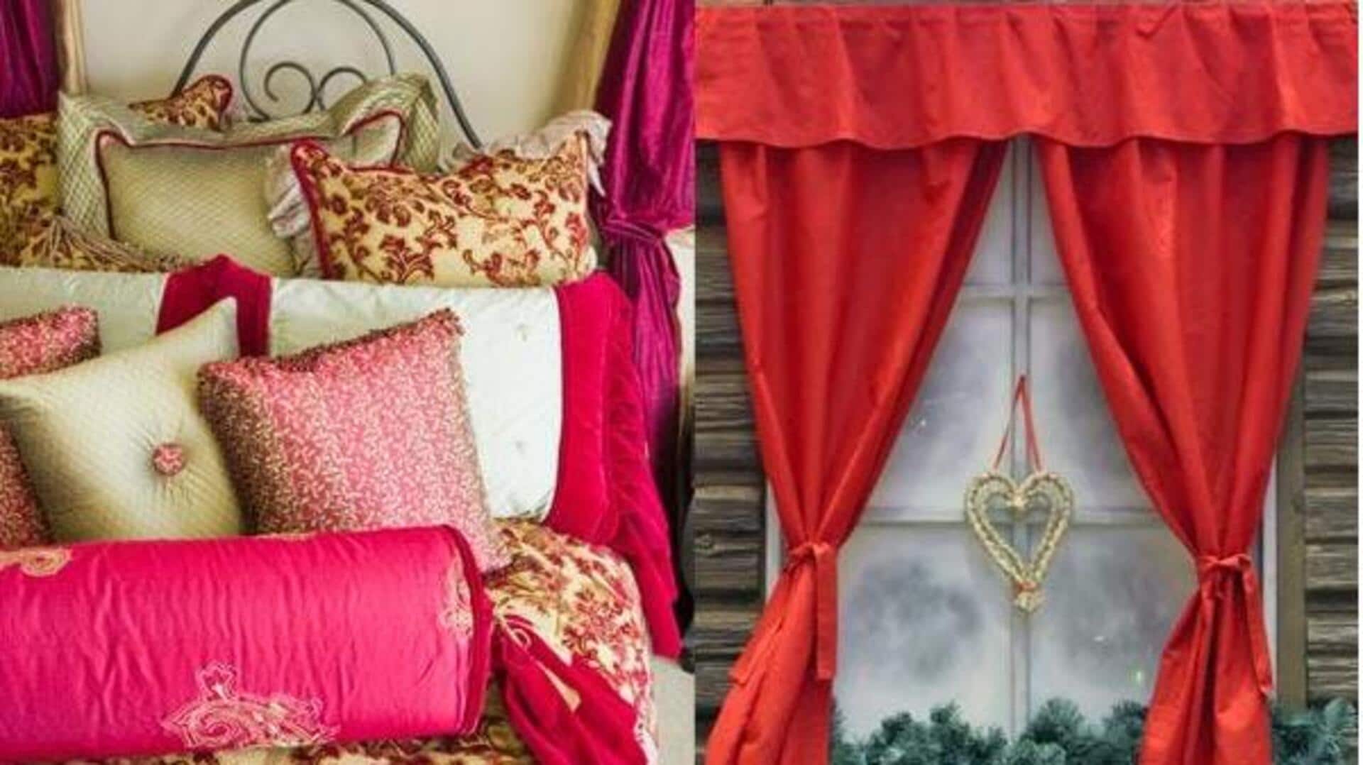 แปลงผ้าส่าหรีเก่าเป็นผ้าม่านงบประหยัด ไม่ต้องเย็บ