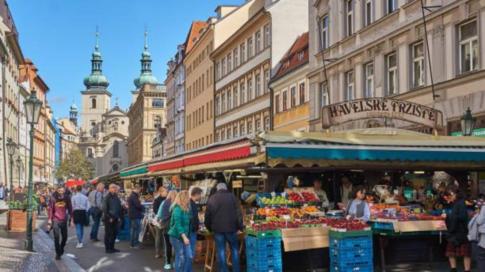 ตลาดถนนที่น่าสนใจในปราก