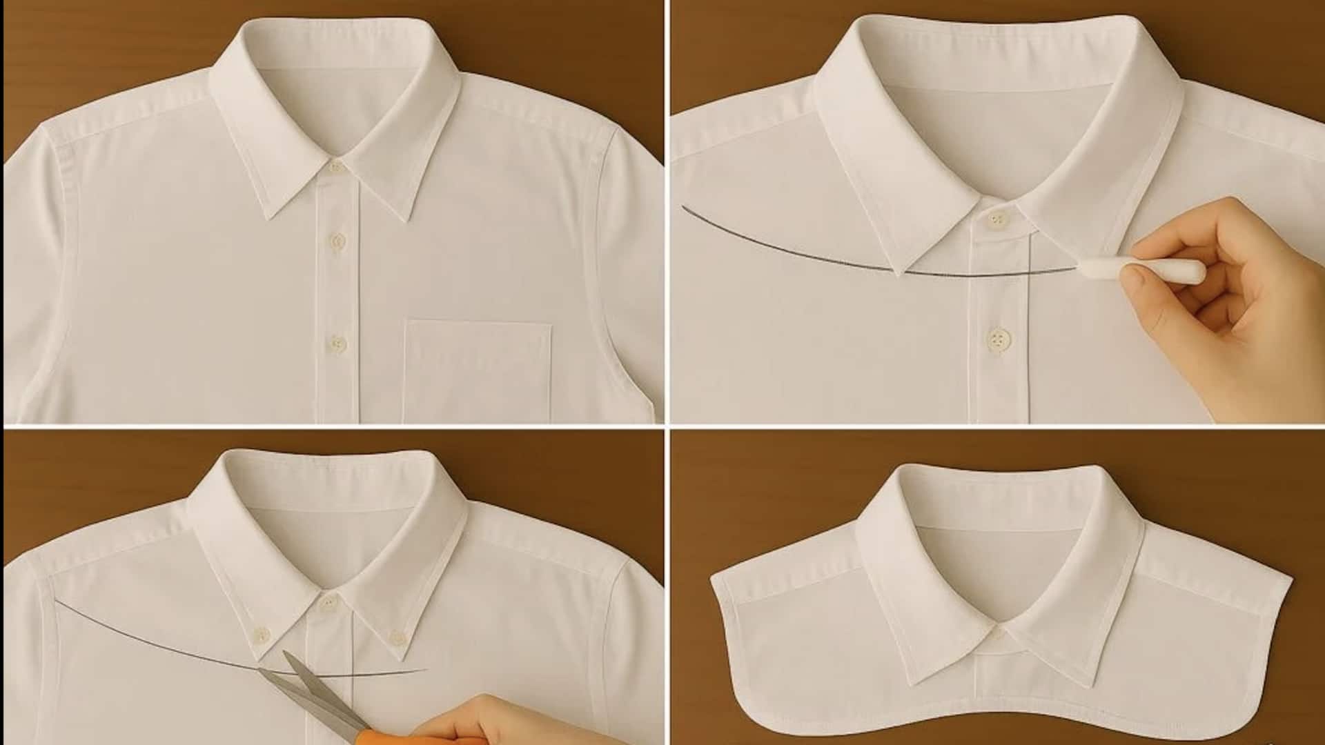 5 วิธีมิกซ์แอนด์แมตช์ปกคอเสื้อถอดได้ให้ดูดี
