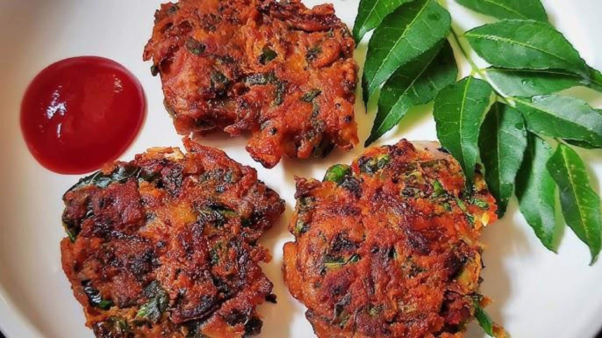 ชุบแป้งทอดใบกะหรี่กับซอสอัมพิล