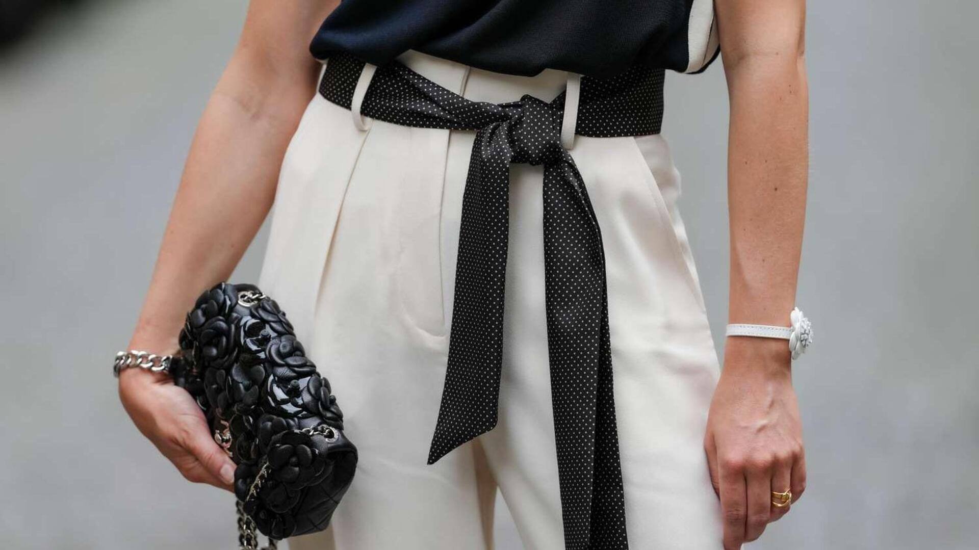 5 สไตล์แมตช์เข็มขัดผ้ากว้างได้ลงตัว