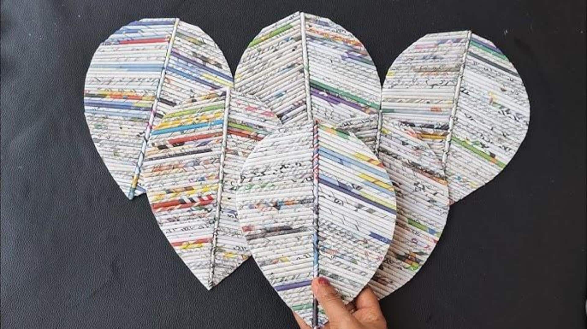 เปลี่ยนหนังสือพิมพ์เก่าเป็นของแต่งบ้านสุดคุ้มค่า