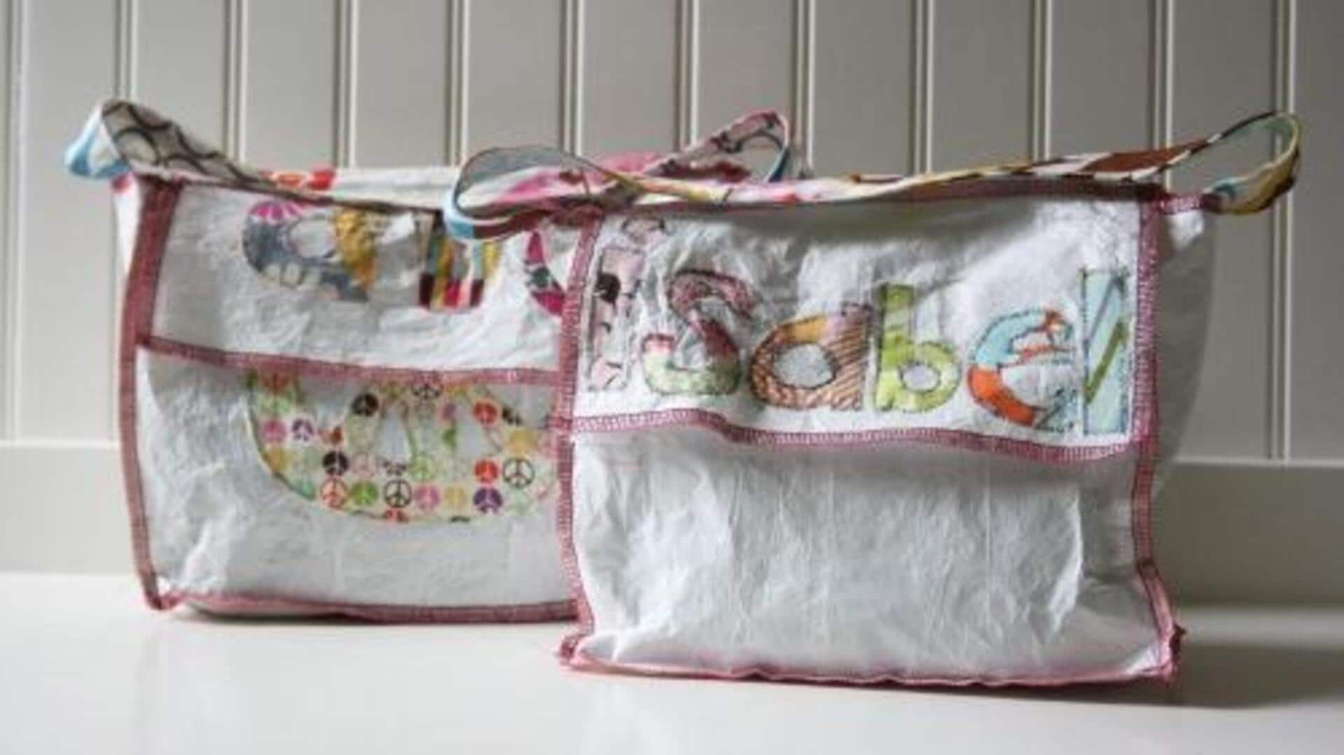 วิธีทำงานฝีมือจากการหลอมถุงพลาสติก