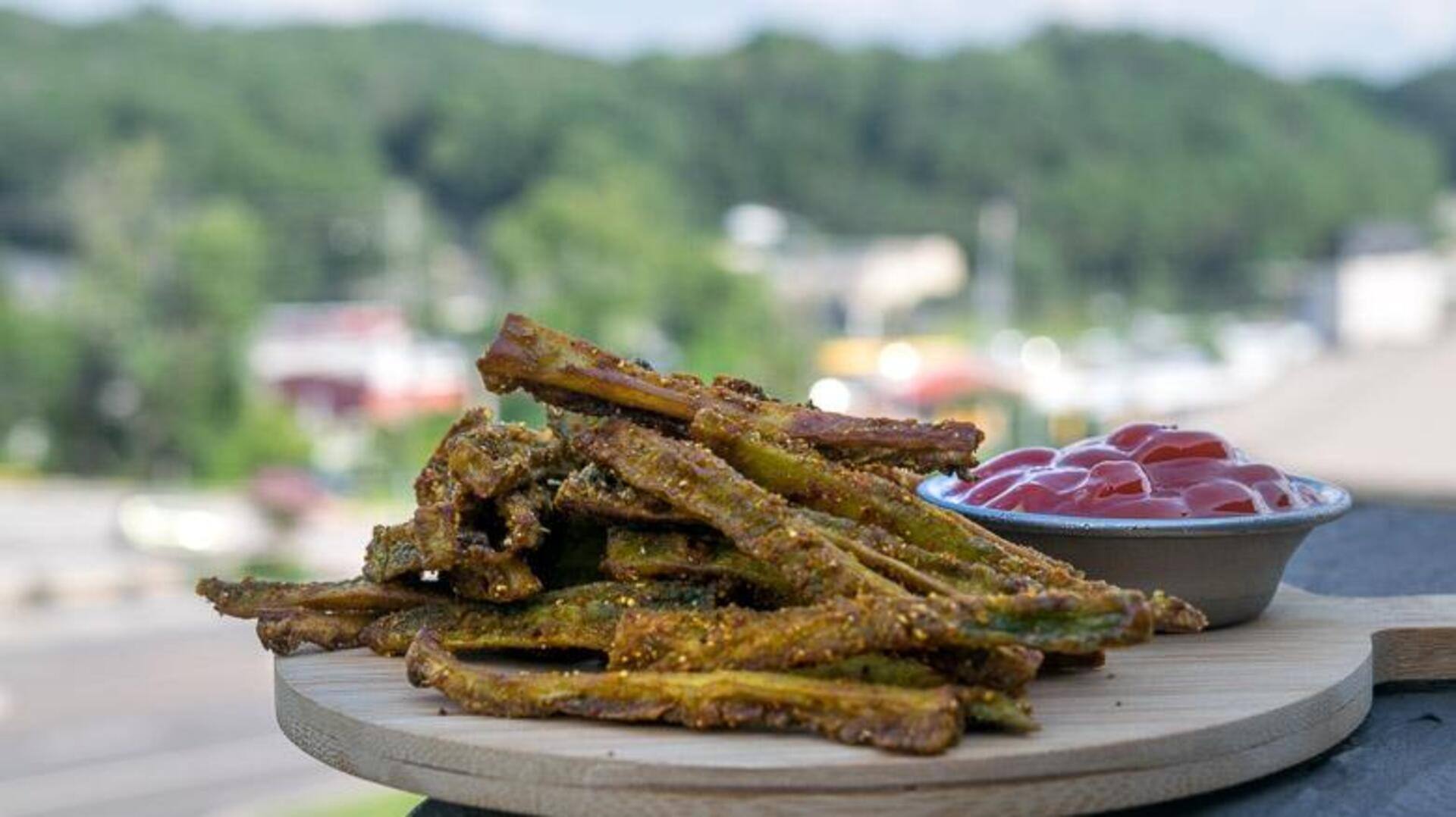 มะระขี้นกทอดกรอบ: ขนมว่างมังสวิรัติสูตรไม่เหมือนใคร