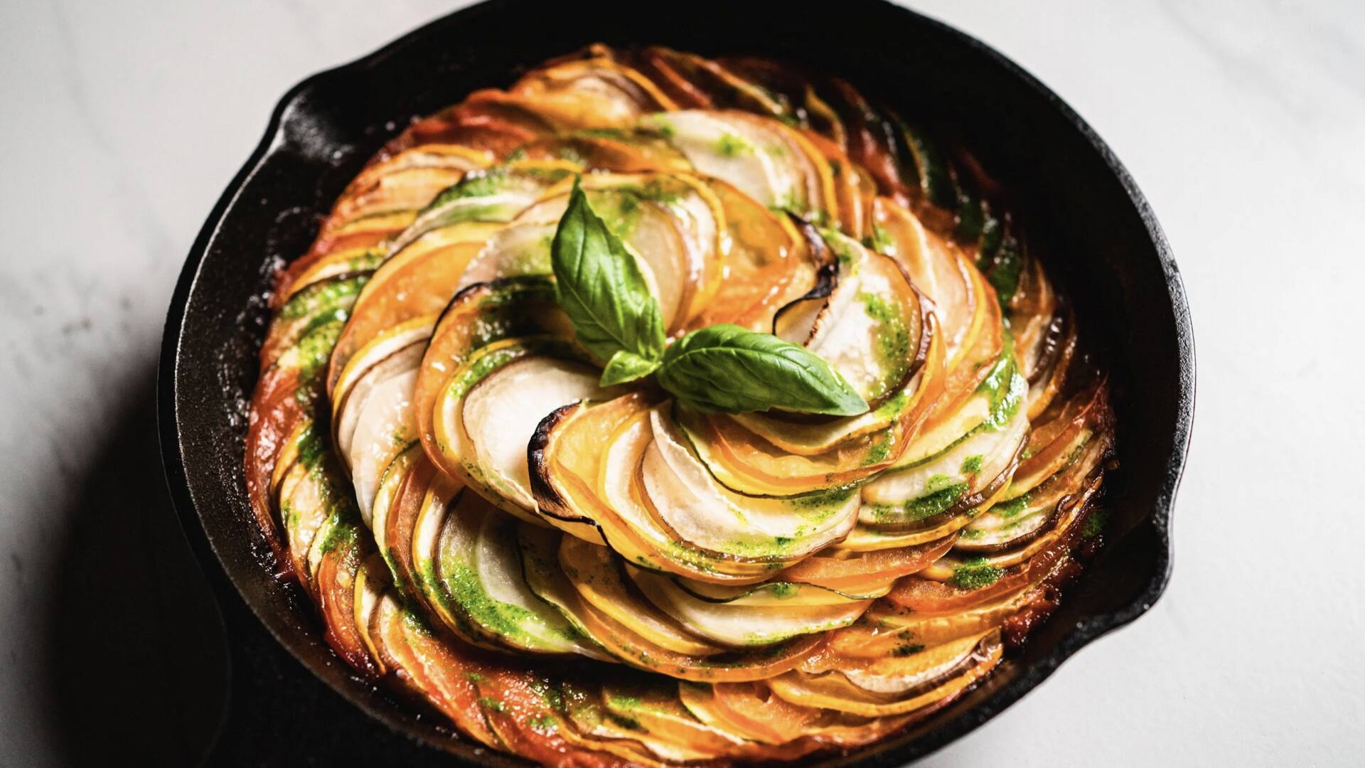 สูตรผัดผักรวมสไตล์ฝรั่งเศสแบบราตาตูยี 