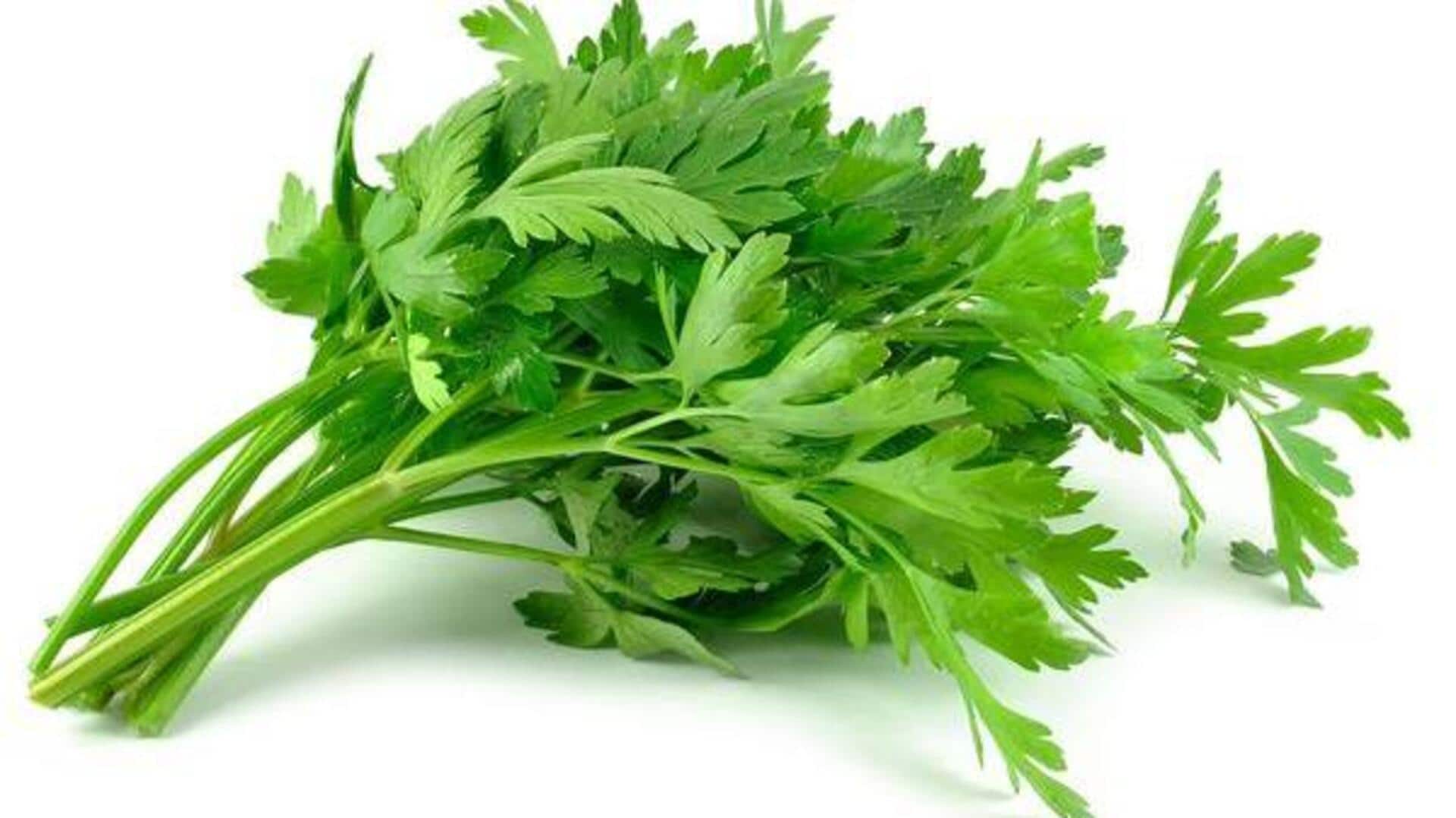 ประโยชน์ด้านความงามของผักชีฝรั่งเพื่อผิวเนียนนุ่ม