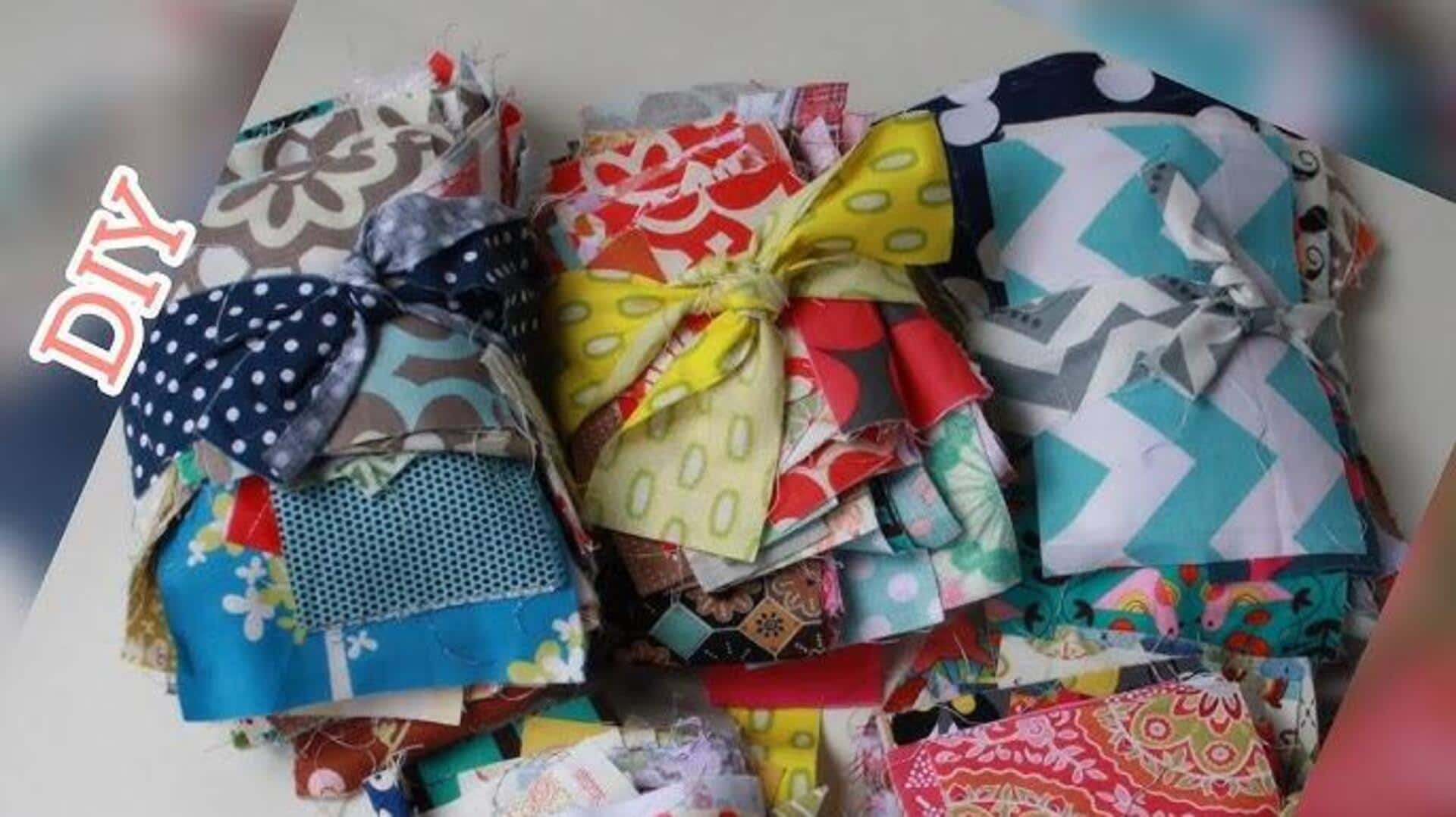 ไอเดียห่อของขวัญสุดครีเอทีฟด้วยผ้าส่วนเกิน