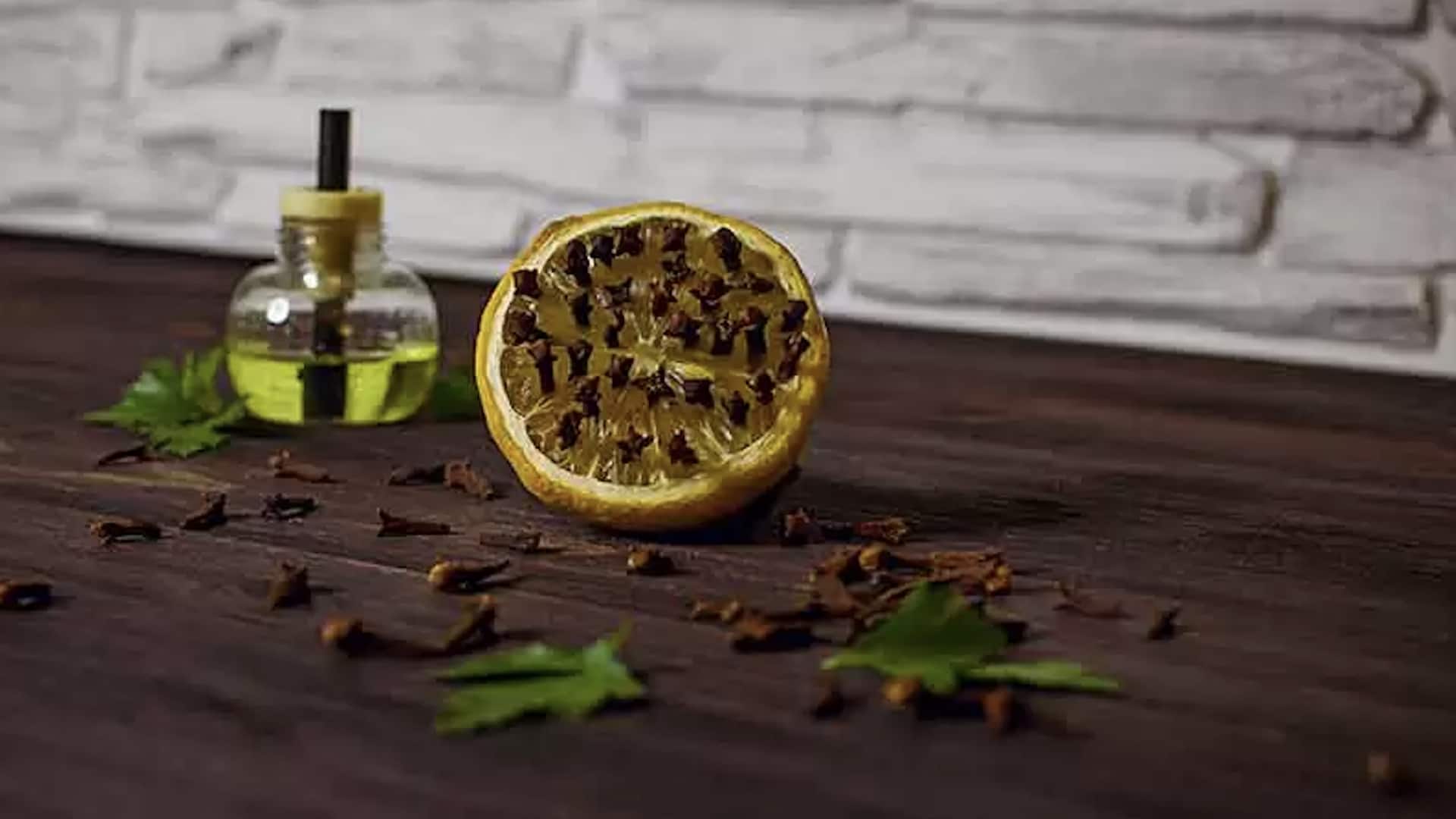 ทำยากันยุงง่าย ๆ จากเลมอนและกานพลู