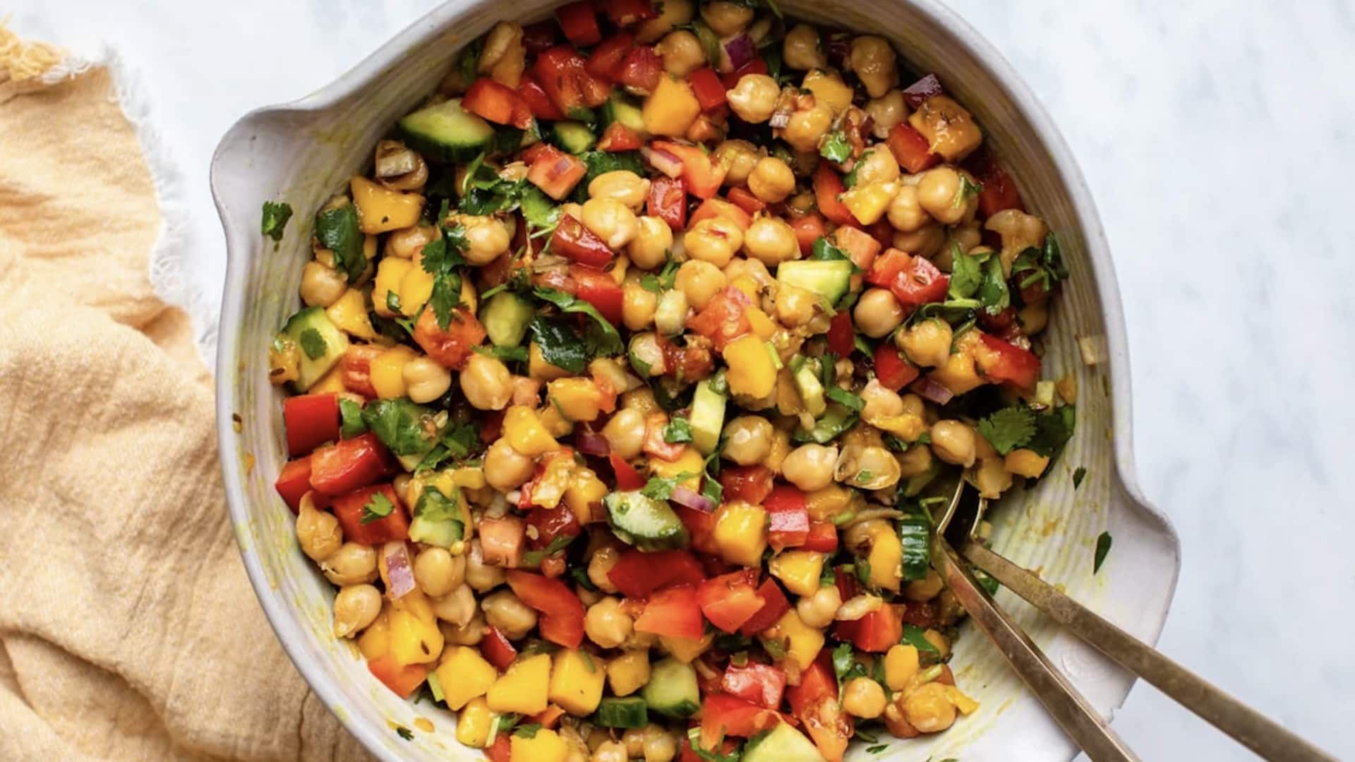 แกงมะม่วงถั่วลูกไก่ รสเผ็ดสไตล์อินเดีย