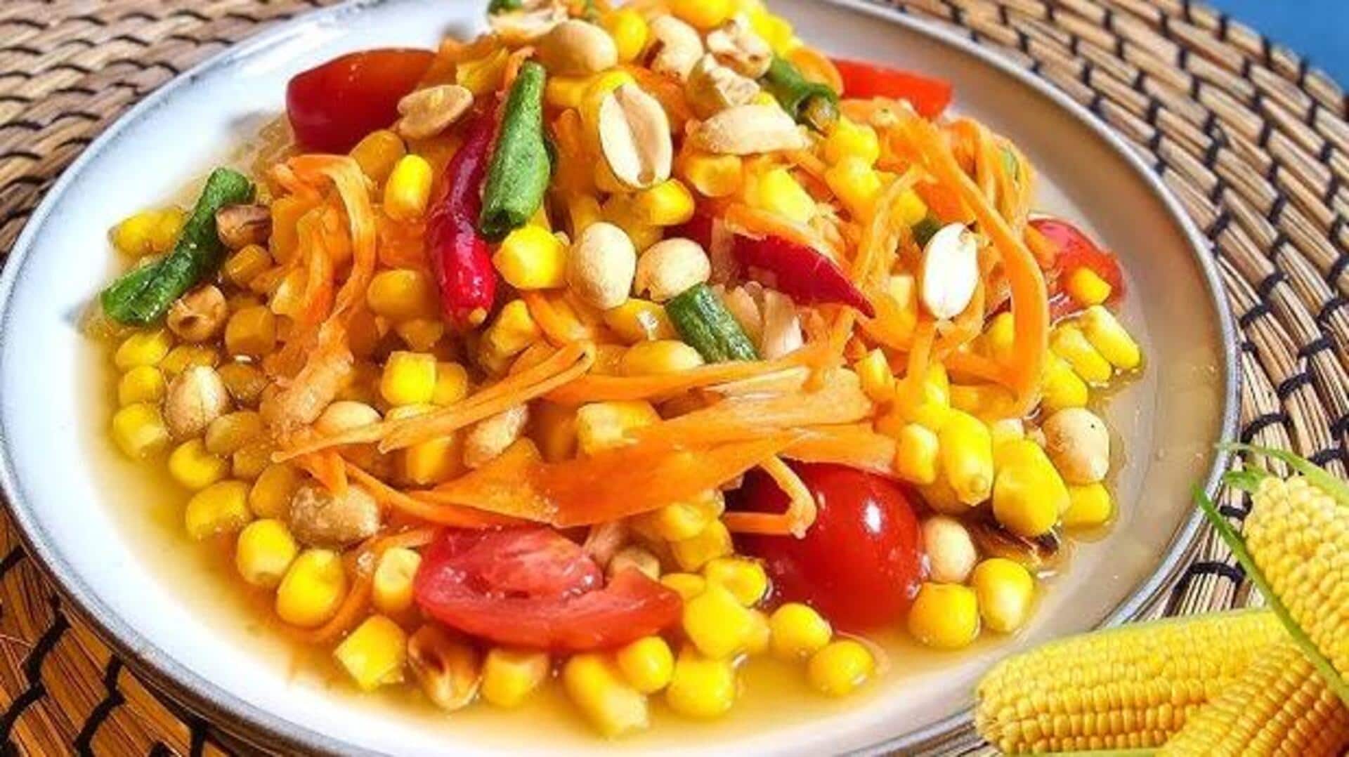 สลัดข้าวโพดรสเด็ด: 5 เมนูสุดชิคสำหรับครัวไทย