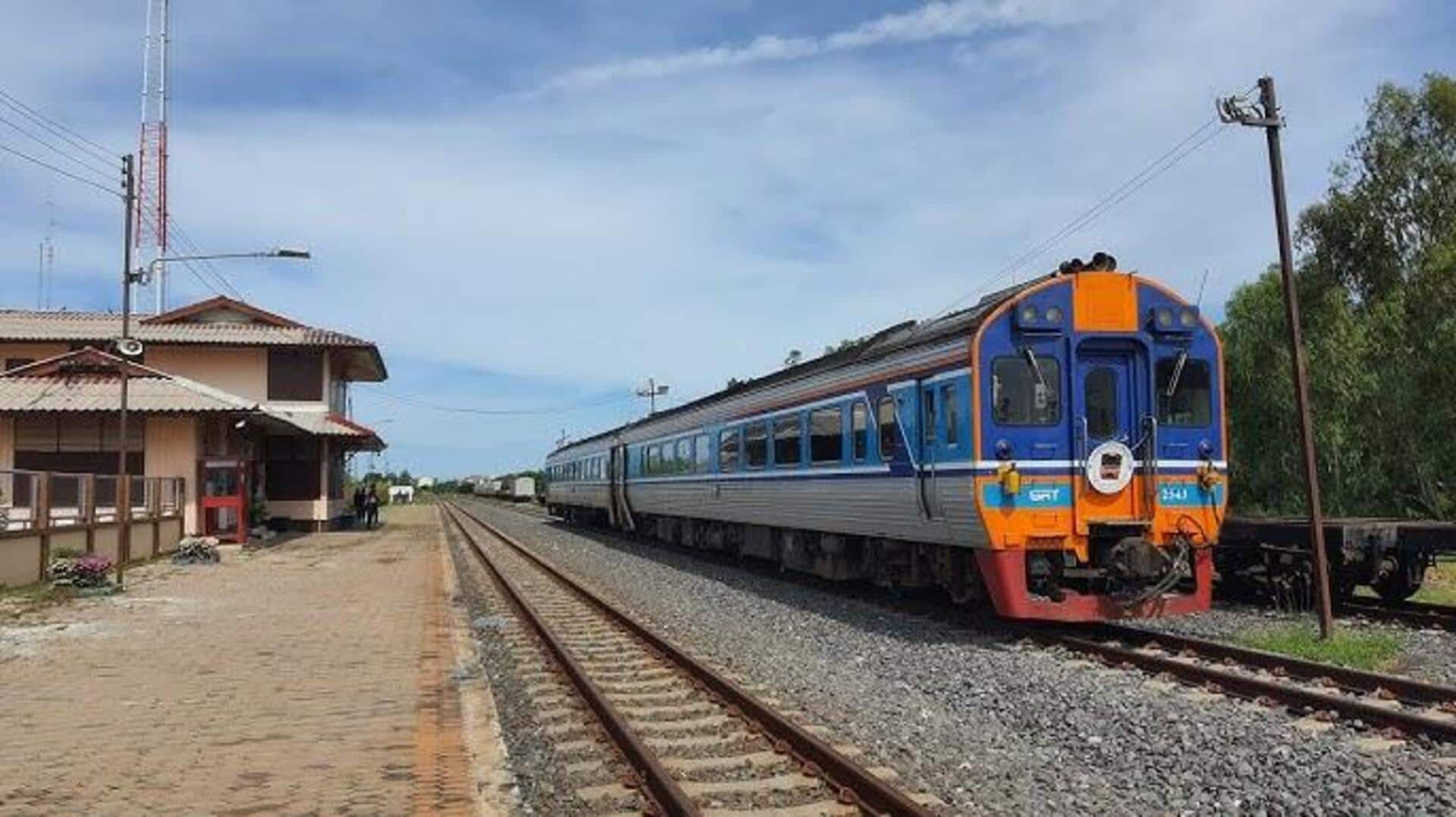การเดินทางด้วยรถไฟที่สวยงามในประเทศไทย