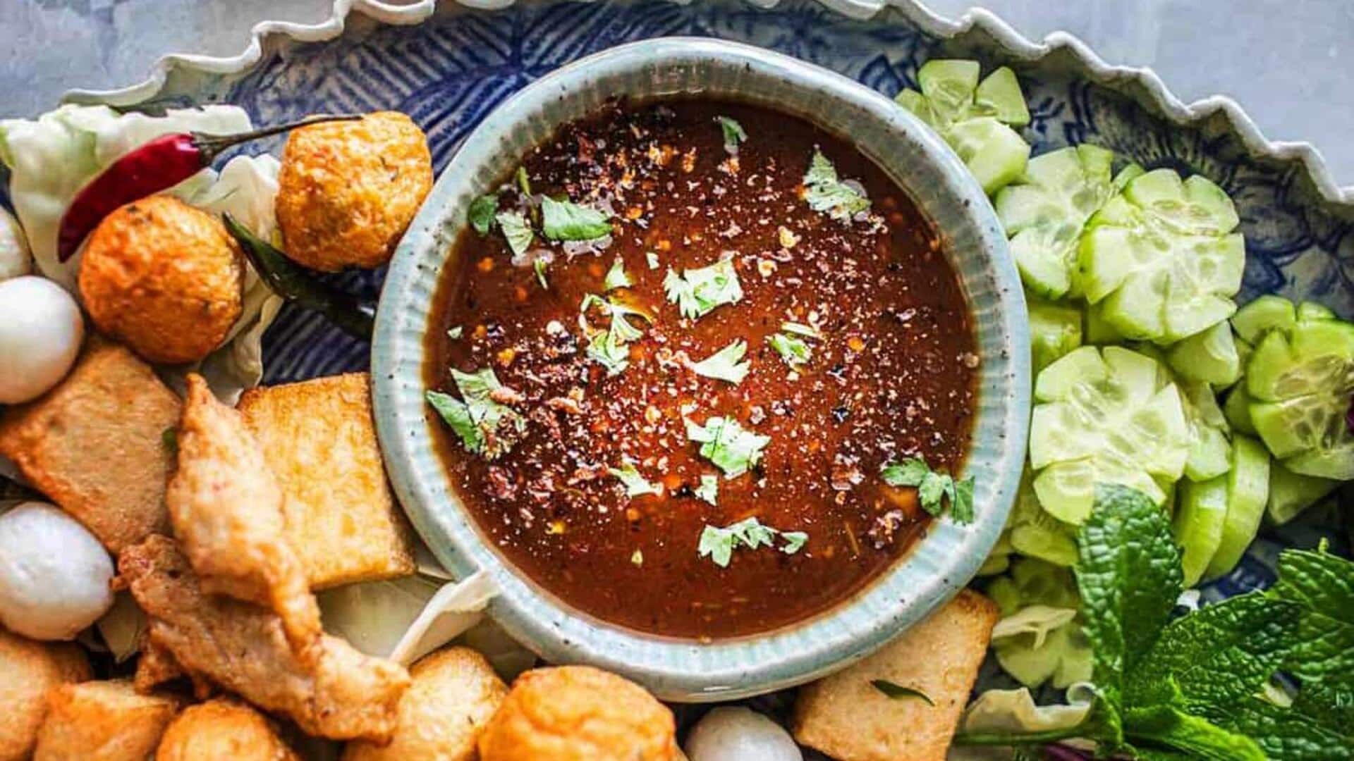 น้ำจิ้มมะขามมะพร้าว: รสชาติไทยแท้ที่ควรลอง