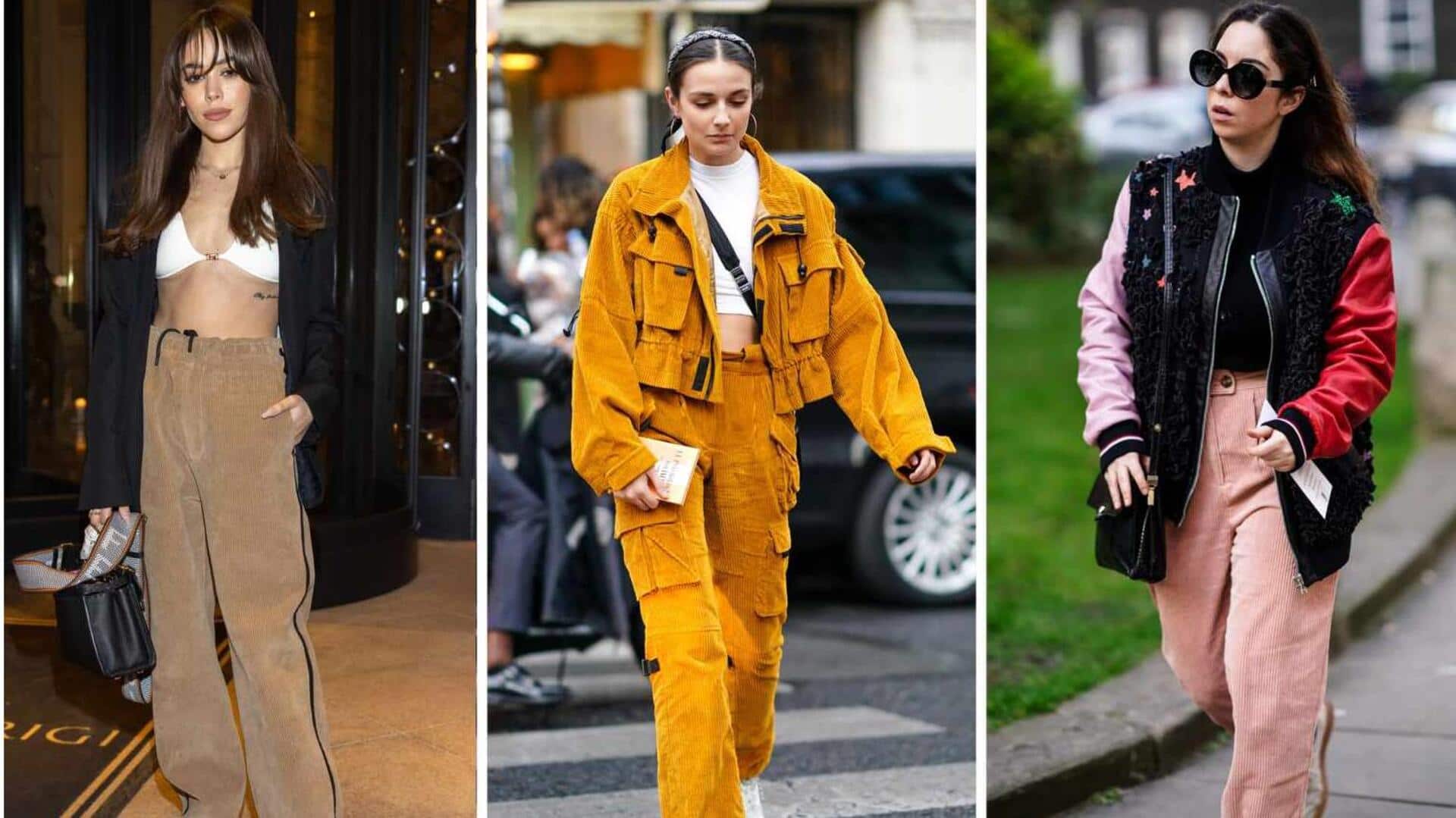 5 ลุคสุดชิคที่แมตช์กับกางเกงผ้าลูกฟูก 