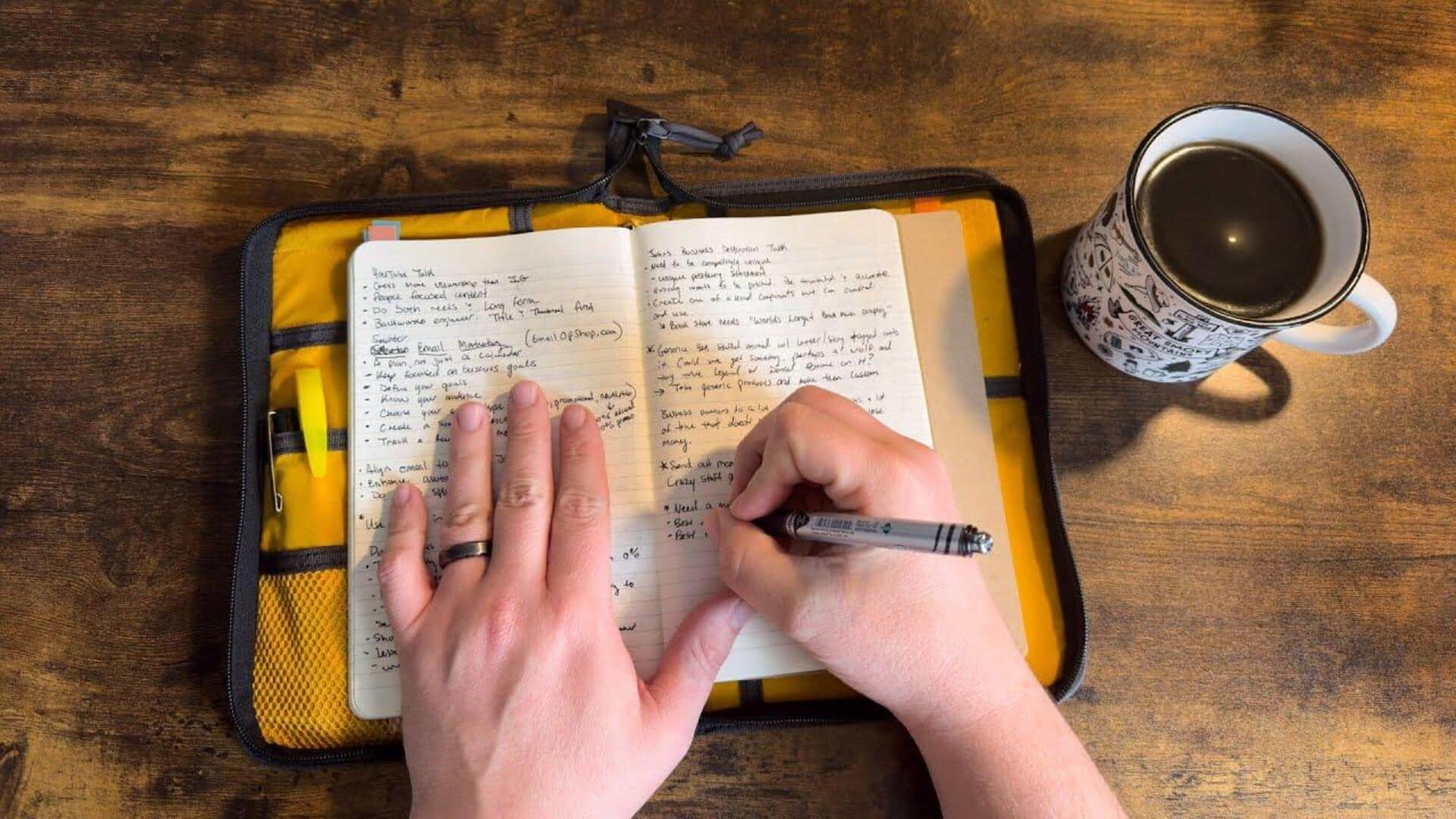 เริ่มต้นวันใหม่อย่างมีประสิทธิภาพด้วยการเขียนบันทึกตอนเช้า