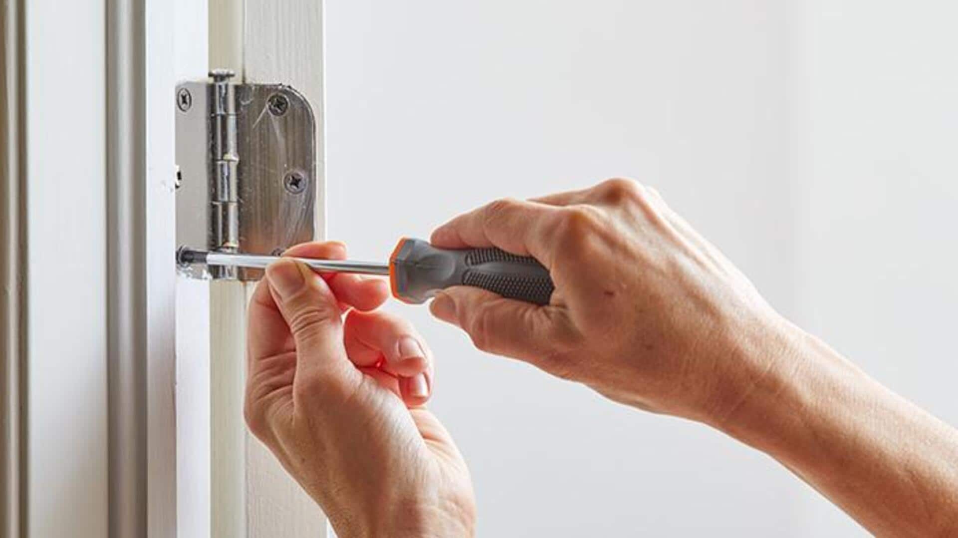 วิธีง่าย ๆ แก้ประตูมีเสียงรบกวนโดยไม่เปลืองงบs