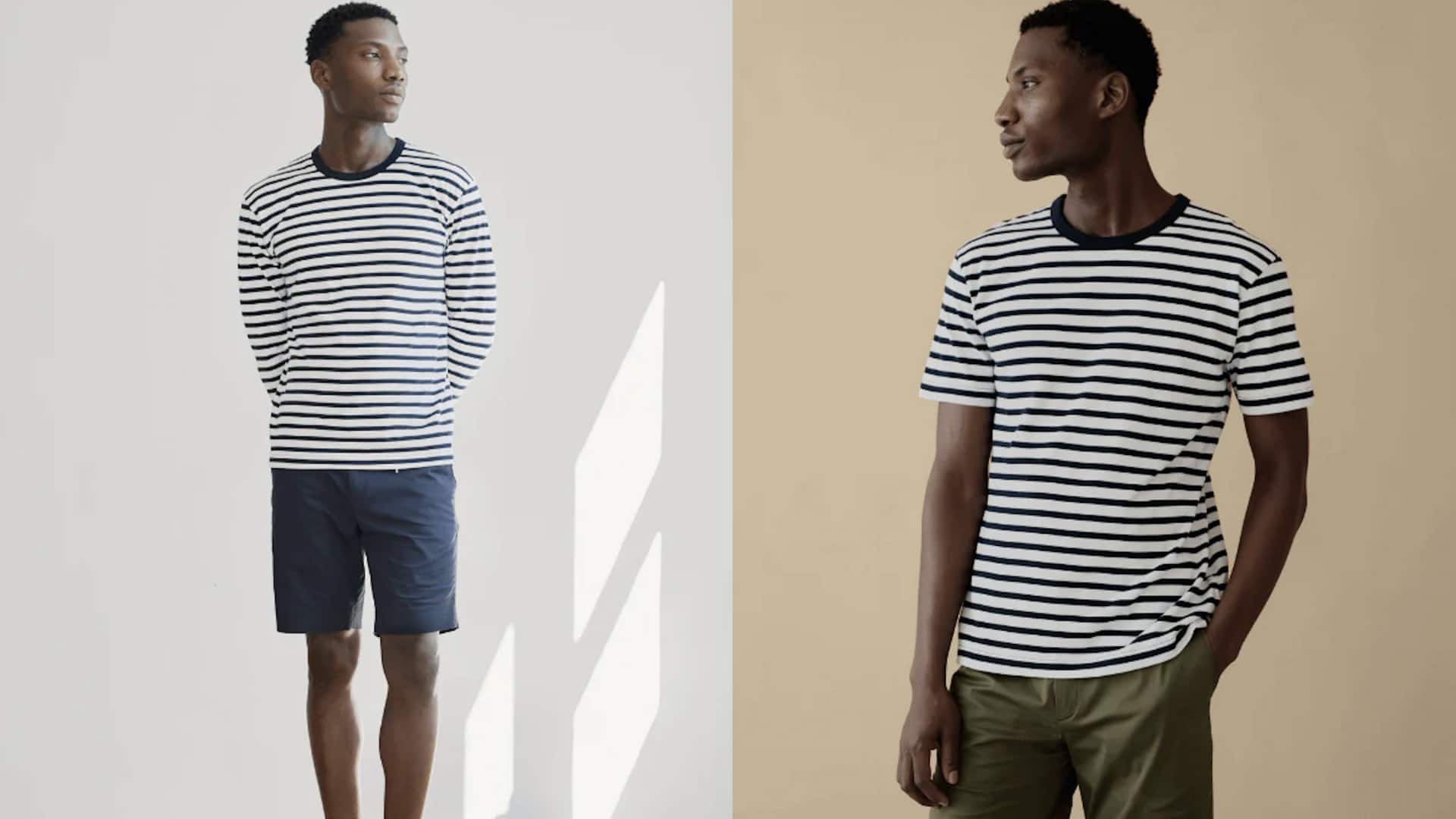 5 สไตล์แฟชั่นที่แมตช์กับเสื้อยืดลายทางได้ลงตัว