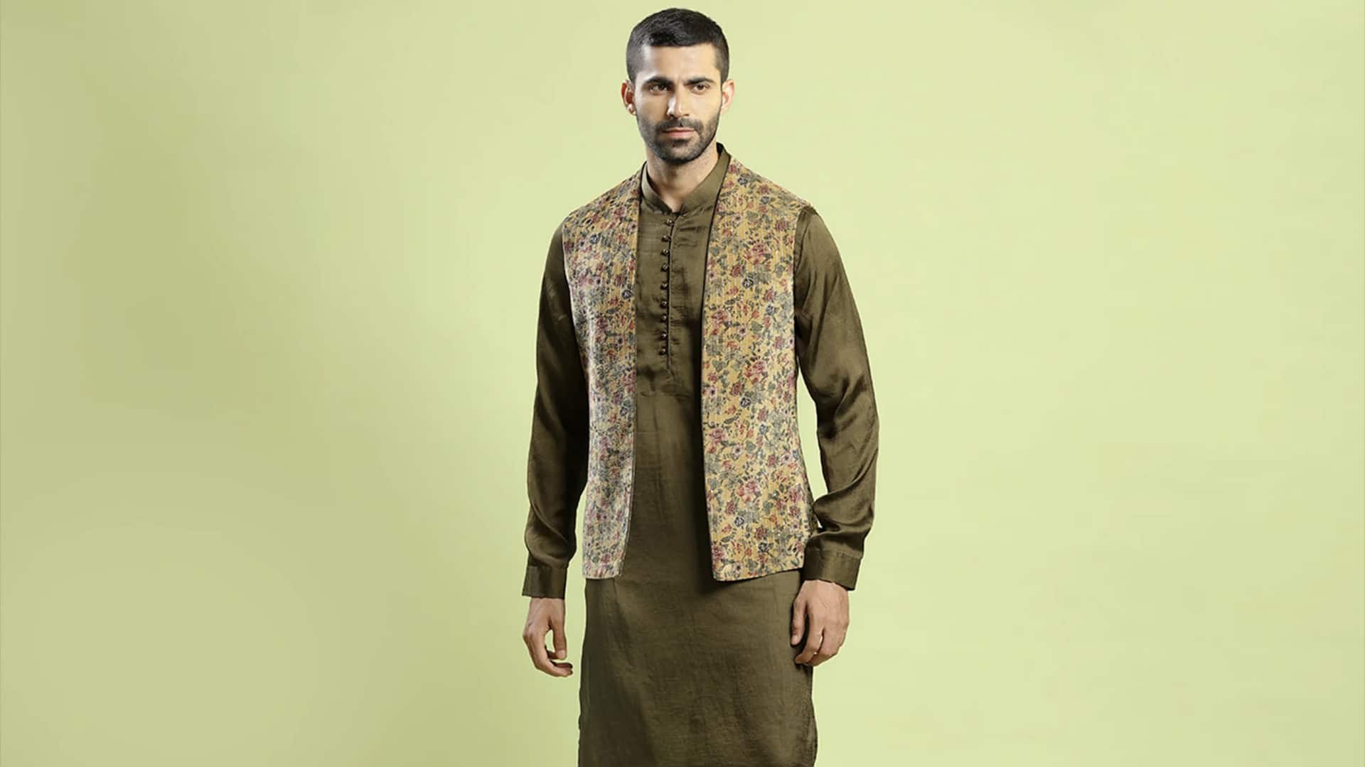 สไตล์แจ็คเก็ตเนห์รูที่แมทช์ลงตัวกับชุดคุรต้า