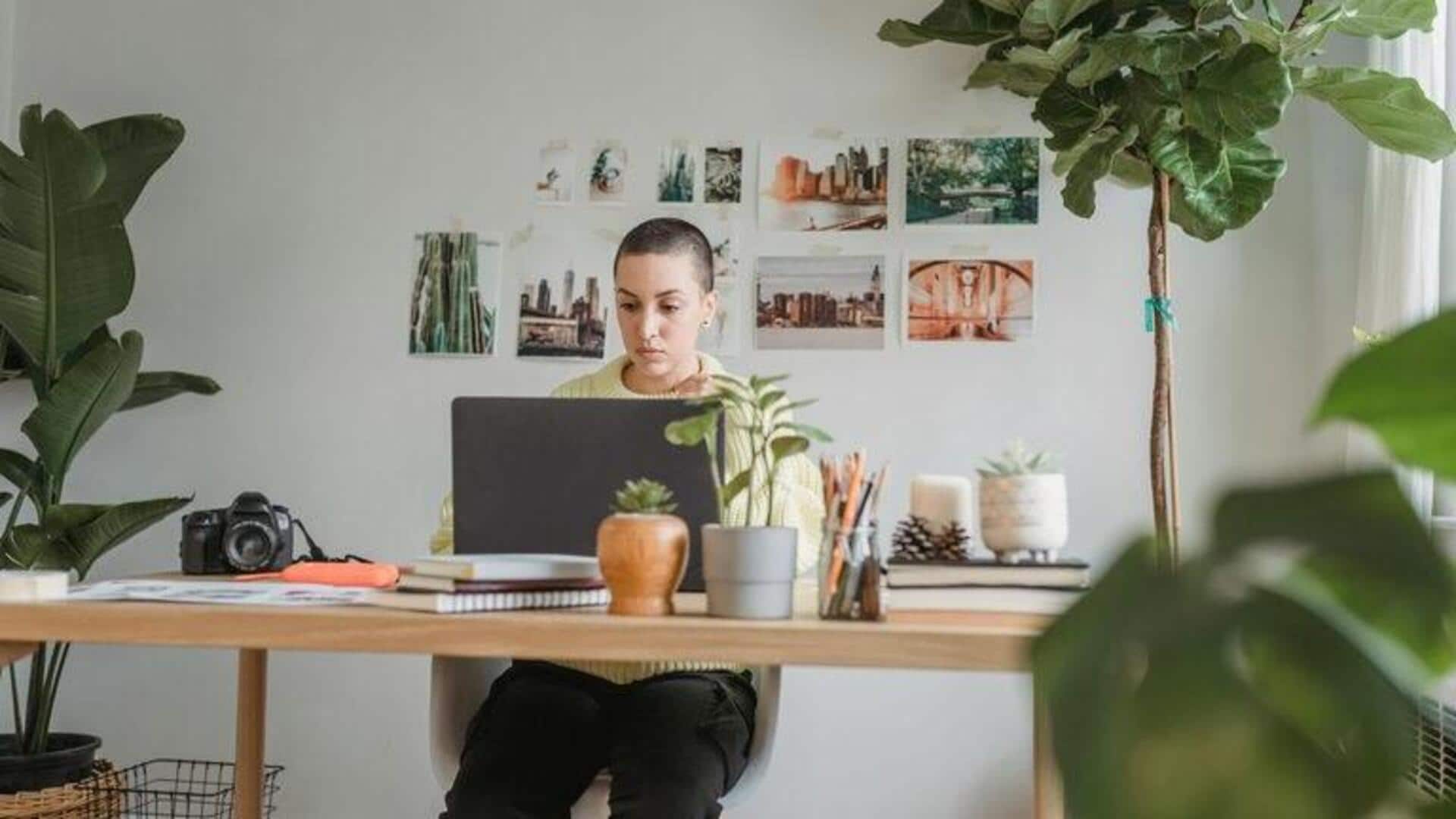 เติมความสดชื่นให้โต๊ะทำงานด้วยสัมผัสของธรรมชาติ