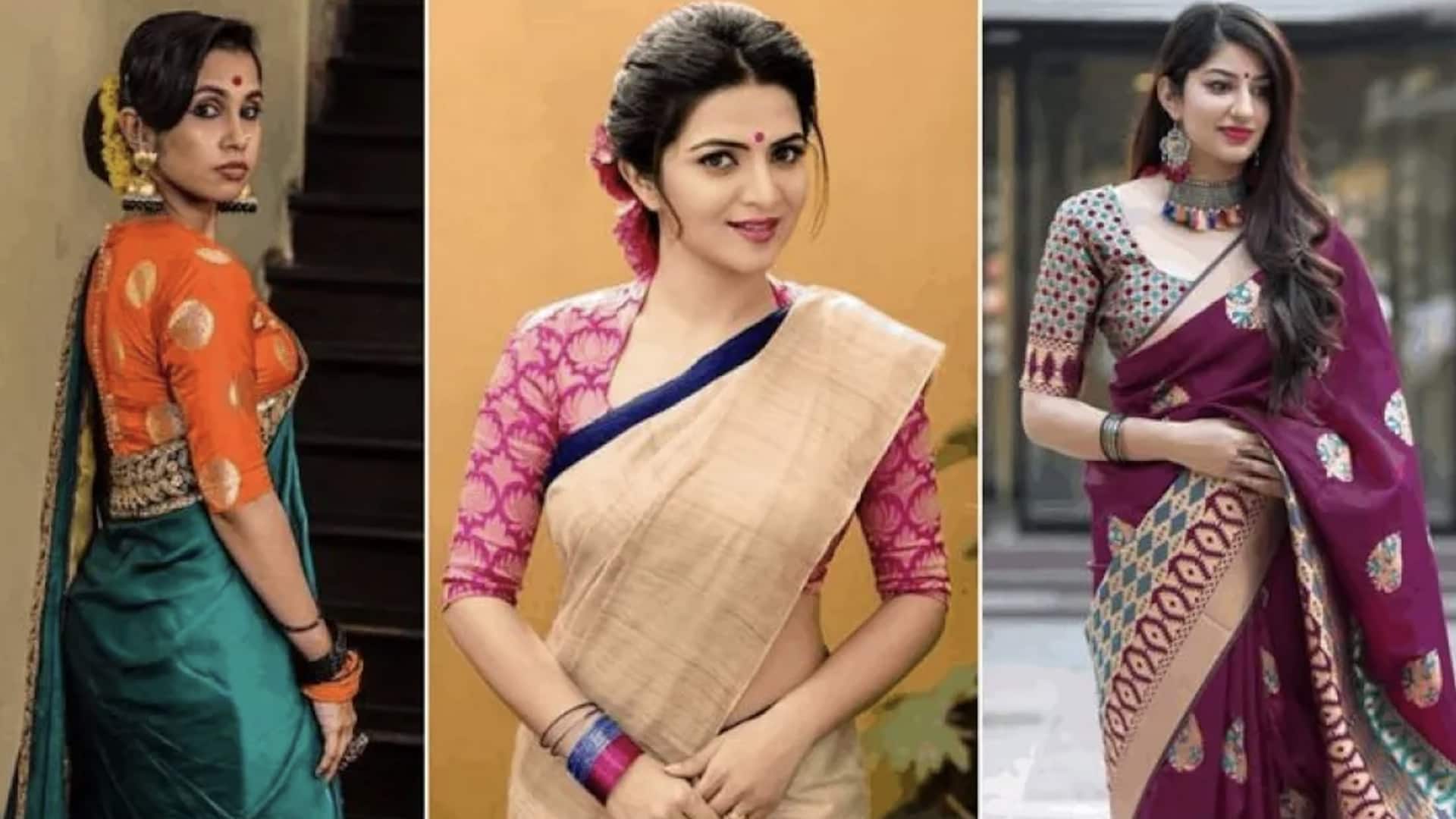 5 สไตล์ส่าหรีที่เข้ากับเสื้อเบลาส์ได้ลงตัว