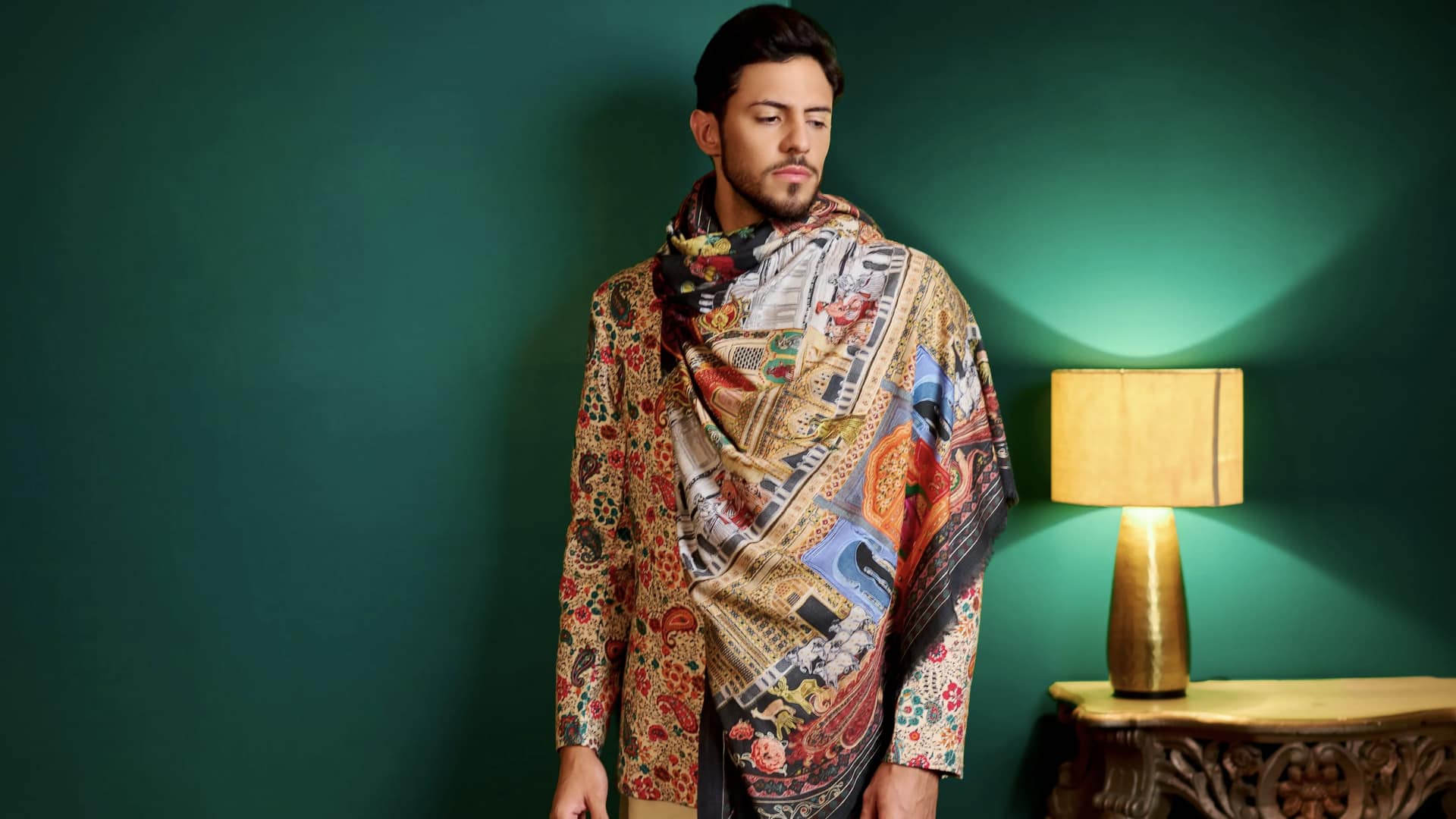 5 สไตล์ผ้าพันหัวแมตช์กับเสื้อเนห์รูแจ็คเก็ตอย่างมีคลาส 