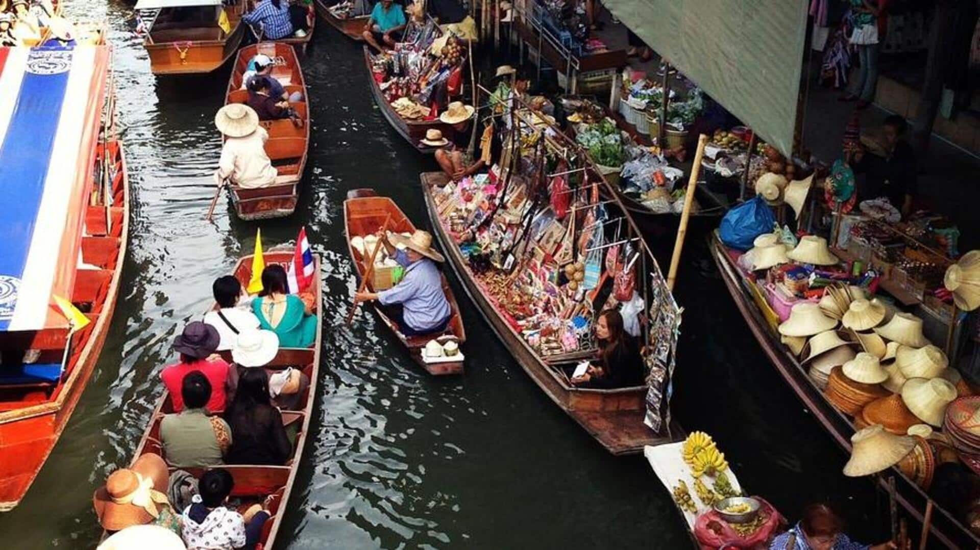 ตลาดน้ำในกรุงเทพฯ ที่ดีที่สุดสำหรับของฝาก