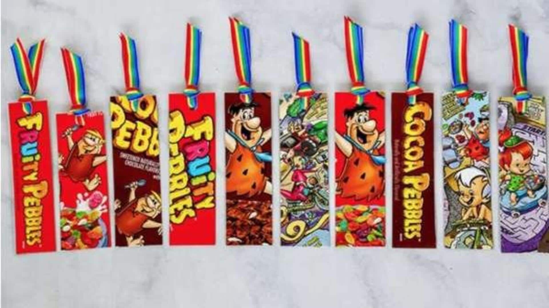 แปลงกล่องซีเรียลเก่าให้กลายเป็นที่คั่นหนังสือรักษ์โลก