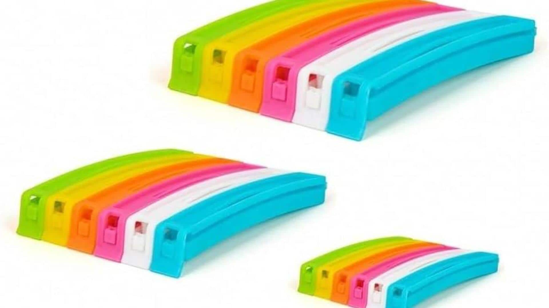 5 ไอเดียประหยัดด้วยคลิปปิดถุง