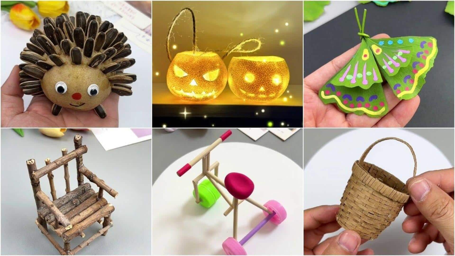 ไอเดียงานฝีมือประหยัดจากวัสดุรีไซเคิล