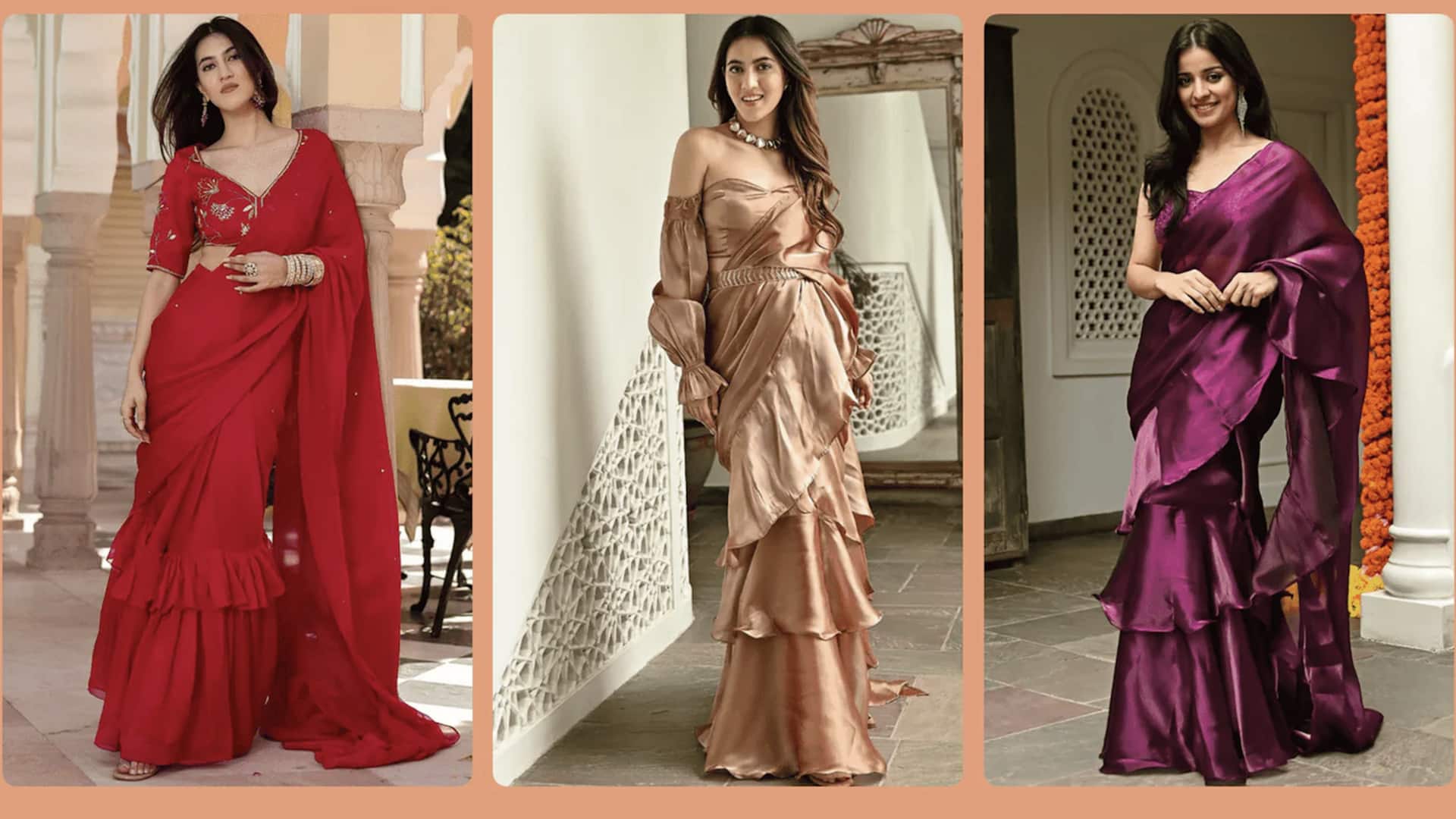 5 สไตล์แมตช์เสื้อส่าหรีได้ลงตัว