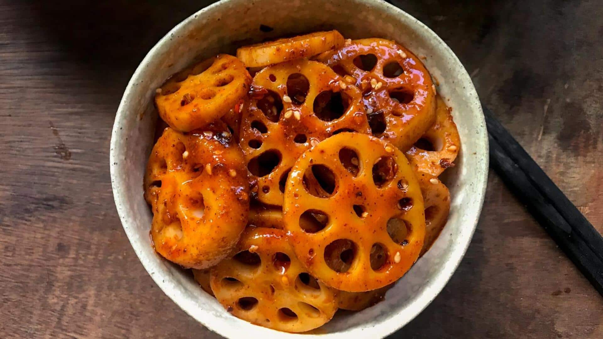 สูตรผัดเมล็ดบัวรสเด็ดกับสมุนไพรไทย 