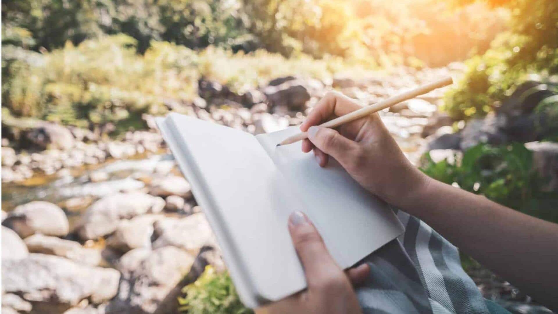 ใช้แรงบันดาลใจจากธรรมชาติในการเขียน