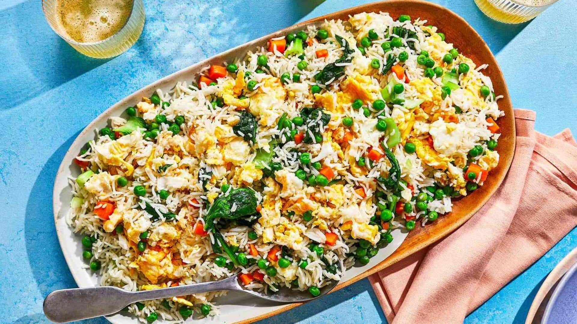 เมนูมังสวิรัติทำง่าย: ข้าวผัดผักชีฝรั่งจีนหอมอร่อย