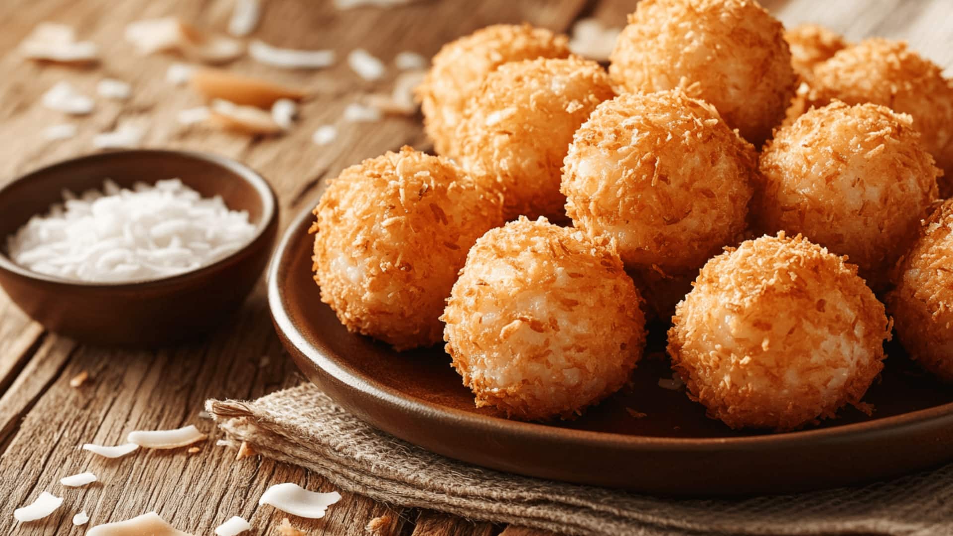 ลูกกะลามะพร้าวอบกรอบ: ขนมมังสวิรัติทานเล่น ทำง่ายได้ที่บ้าน