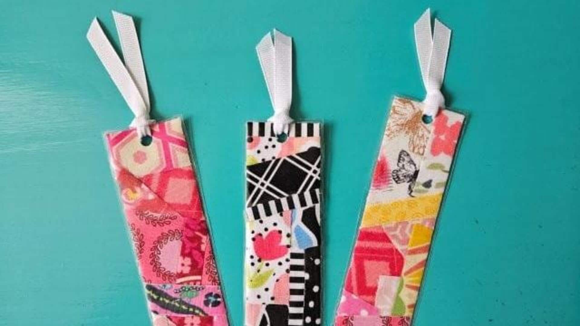 ไอเดียรีไซเคิล: เปลี่ยนเศษผ้าเป็นที่คั่นหนังสือสุดเก๋