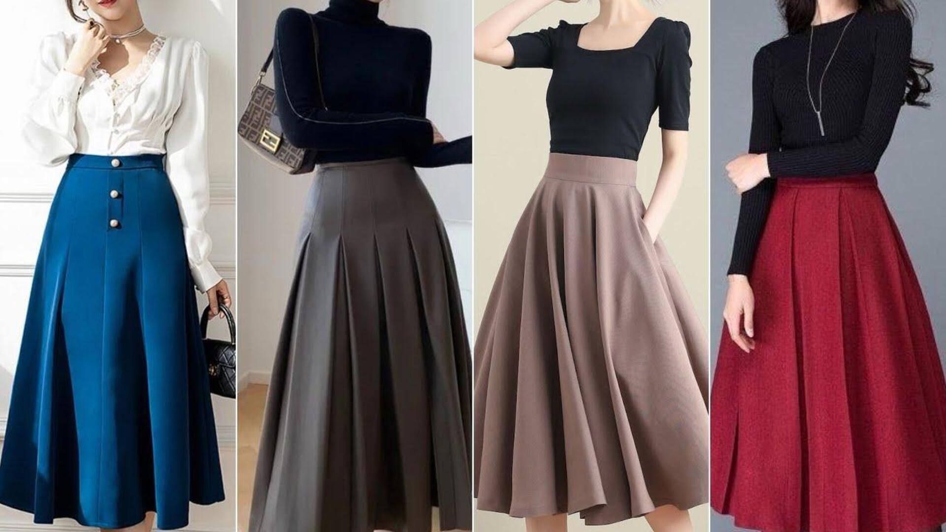 5 แบบกระโปรงแมตช์เสื้อเบลาส์ให้ดูชิค