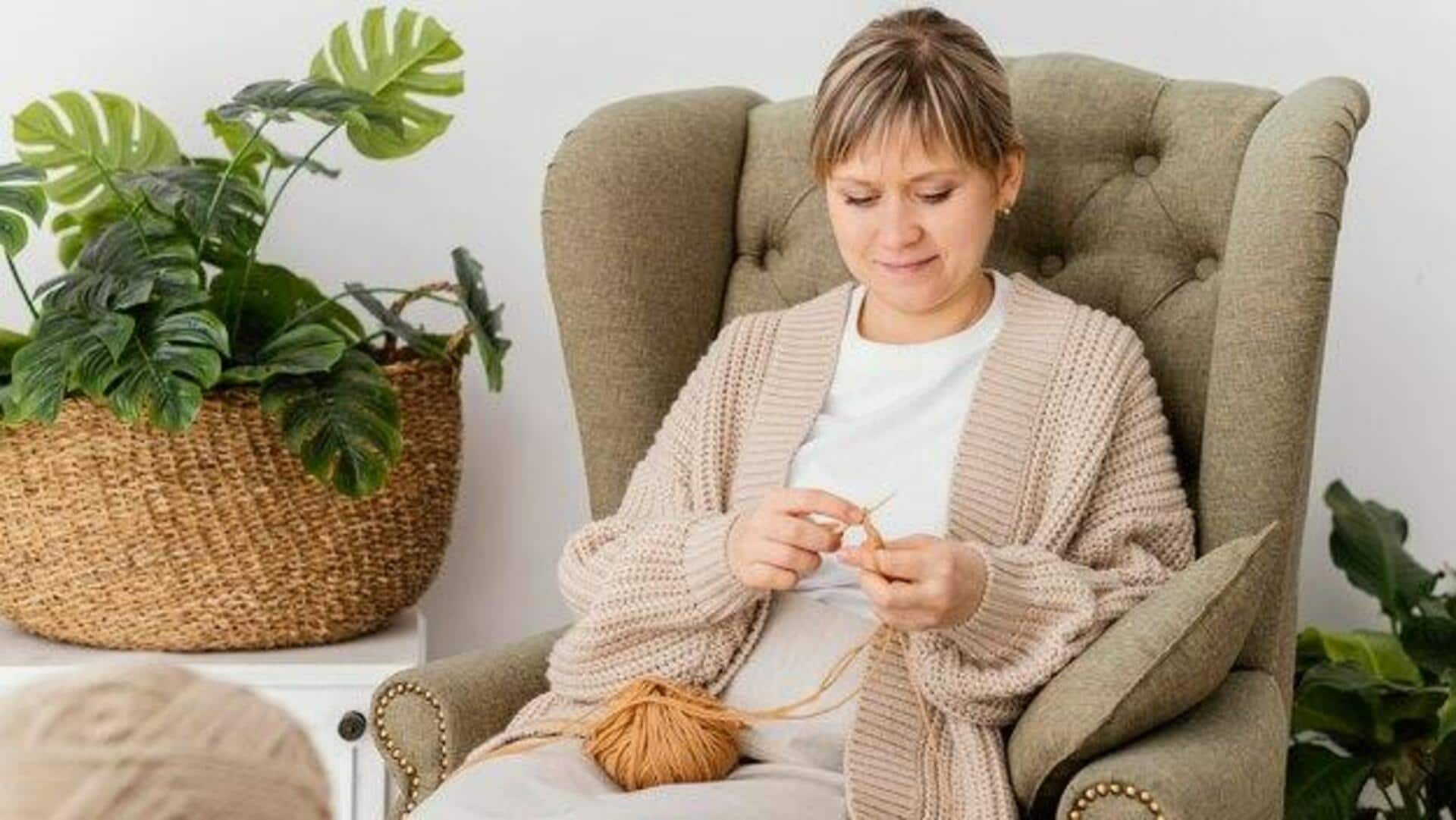 การถักไหมพรม: กิจกรรมผ่อนคลายและลดความเครียด