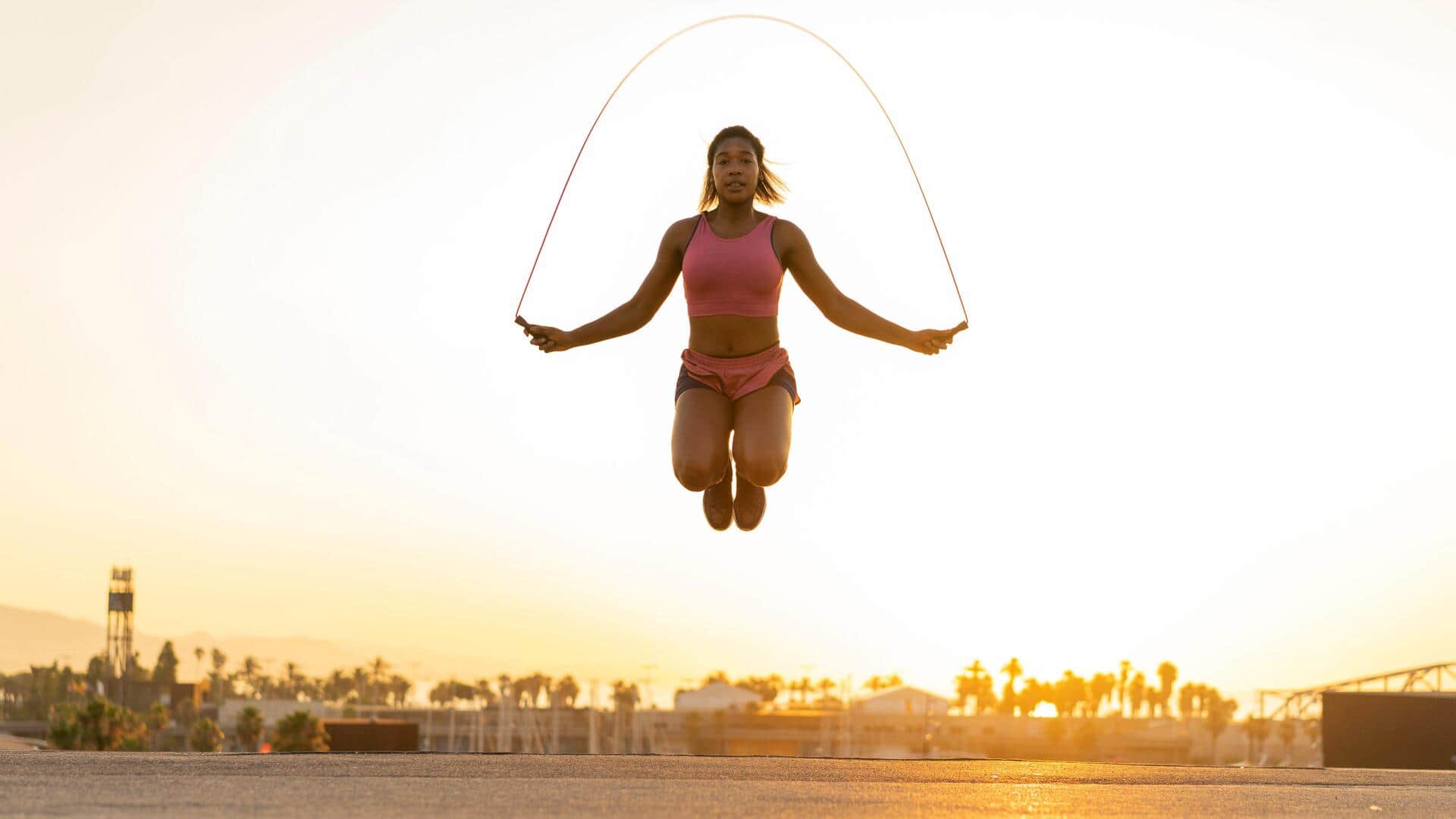 กระโดดเชือก เผาผลาญไขมัน เพิ่มความทนทาน