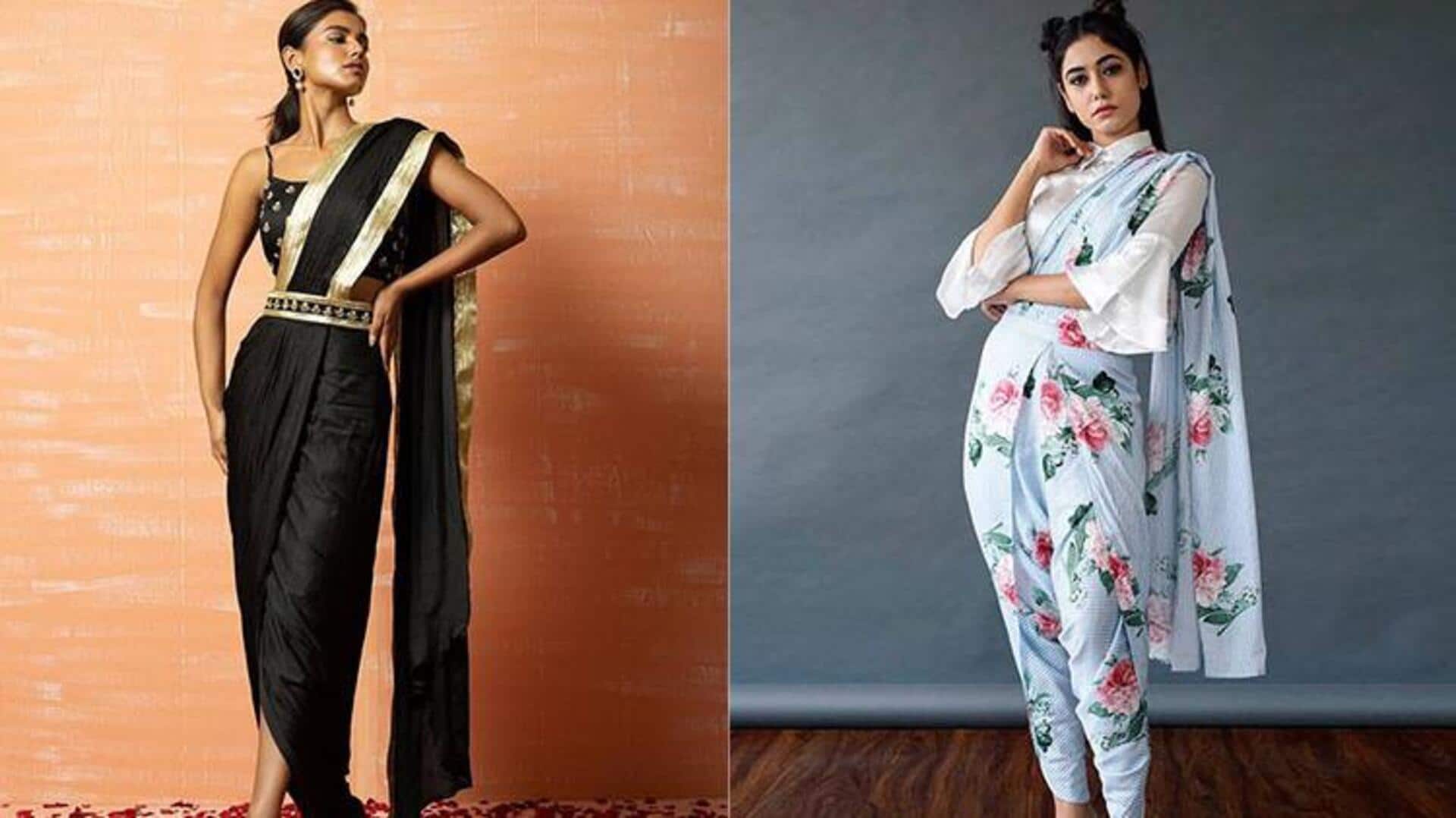 5 สไตล์การพับส่าหรีที่แมตช์กับบอดี้สูท