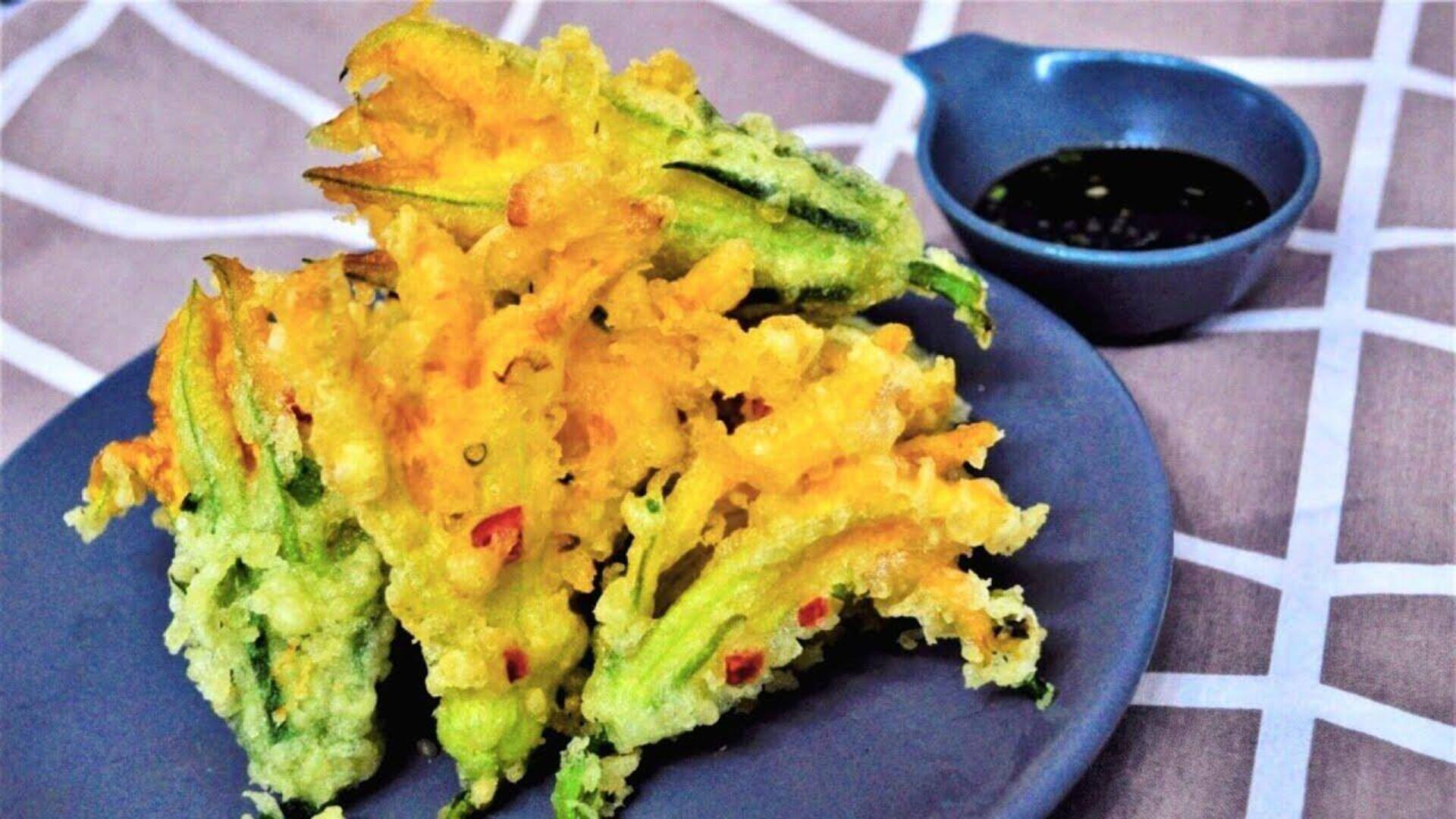 สูตรเทมปุระดอกฟักทอง เมนูกรอบอร่อยไม่ควรพลาด