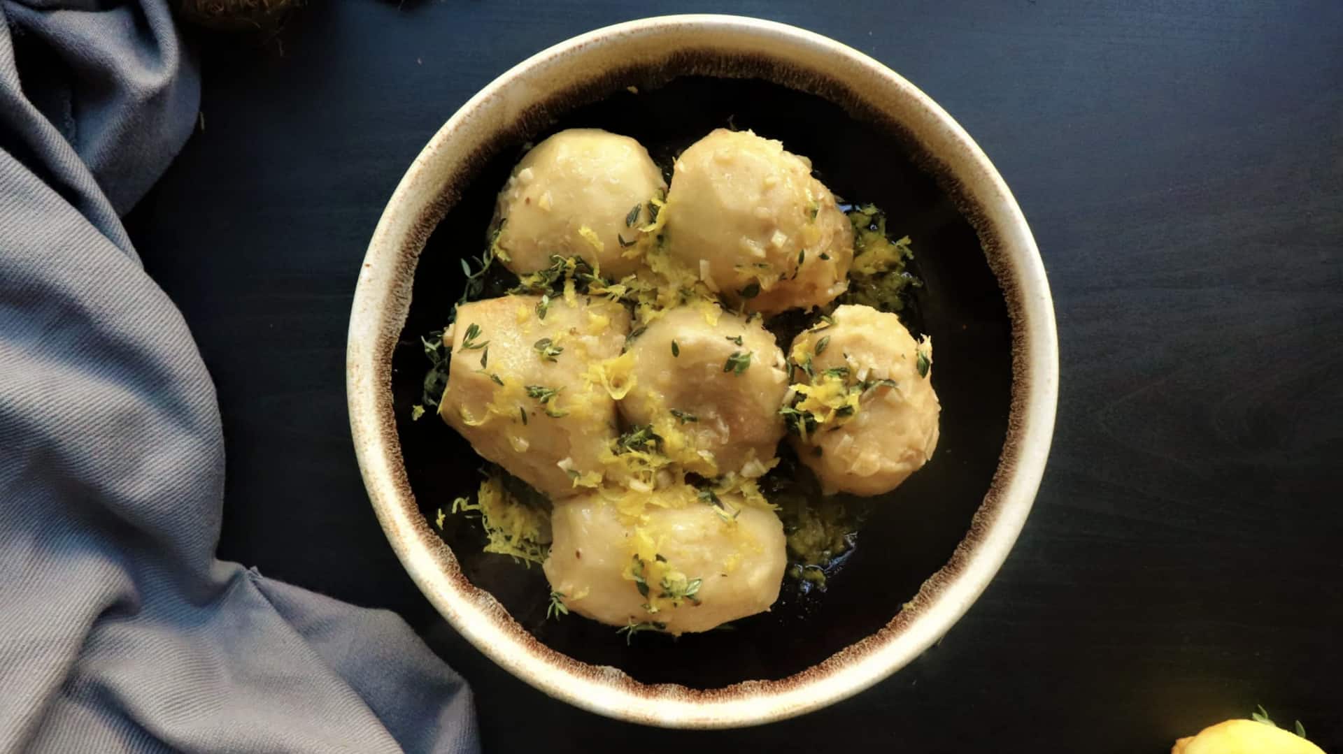 สูตรเผือกย่างตะไคร้ เมนูมังสวิรัติทำเองได้ที่บ้าน