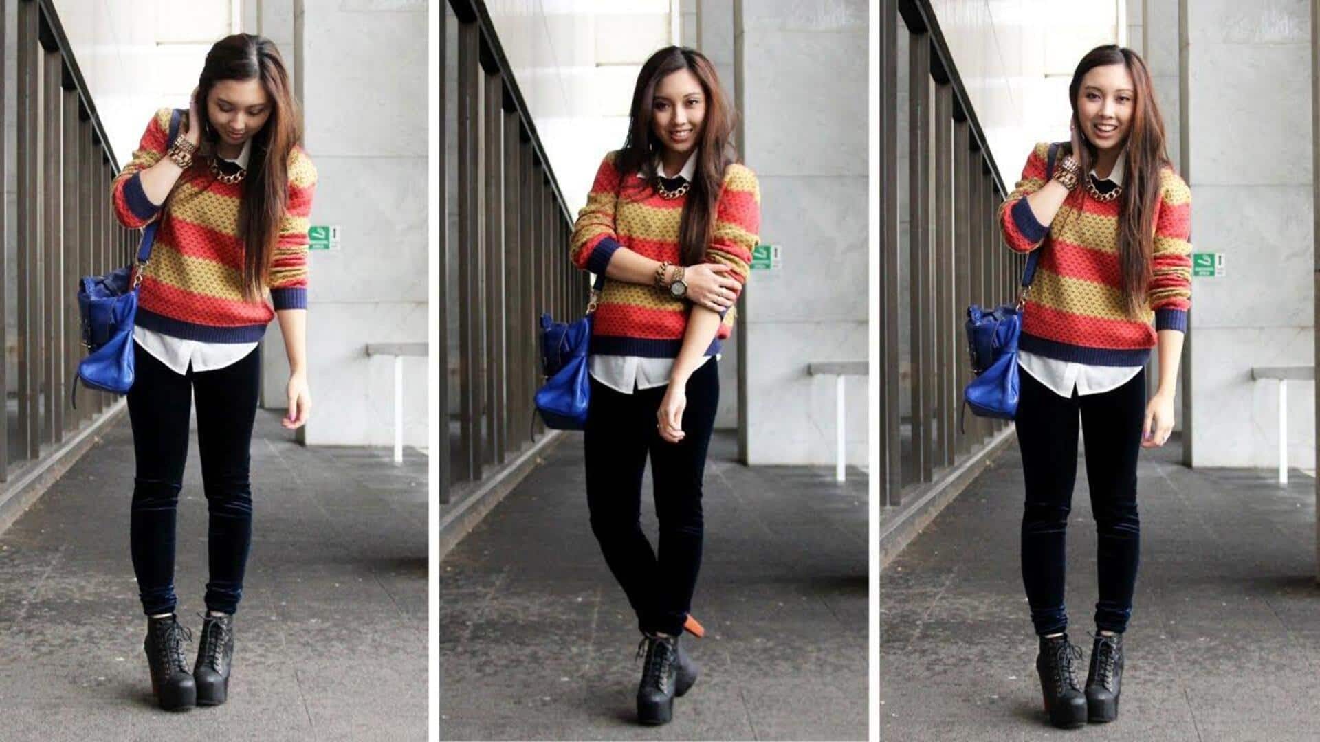 5 สไตล์แมตช์เลกกิ้งกำมะหยี่ได้อย่างลงตัว