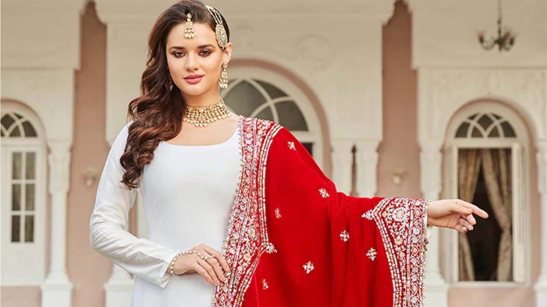 5 สไตล์ผ้าพันคอที่แมตช์ได้ลงตัวกับชุดอนาร์คาลี