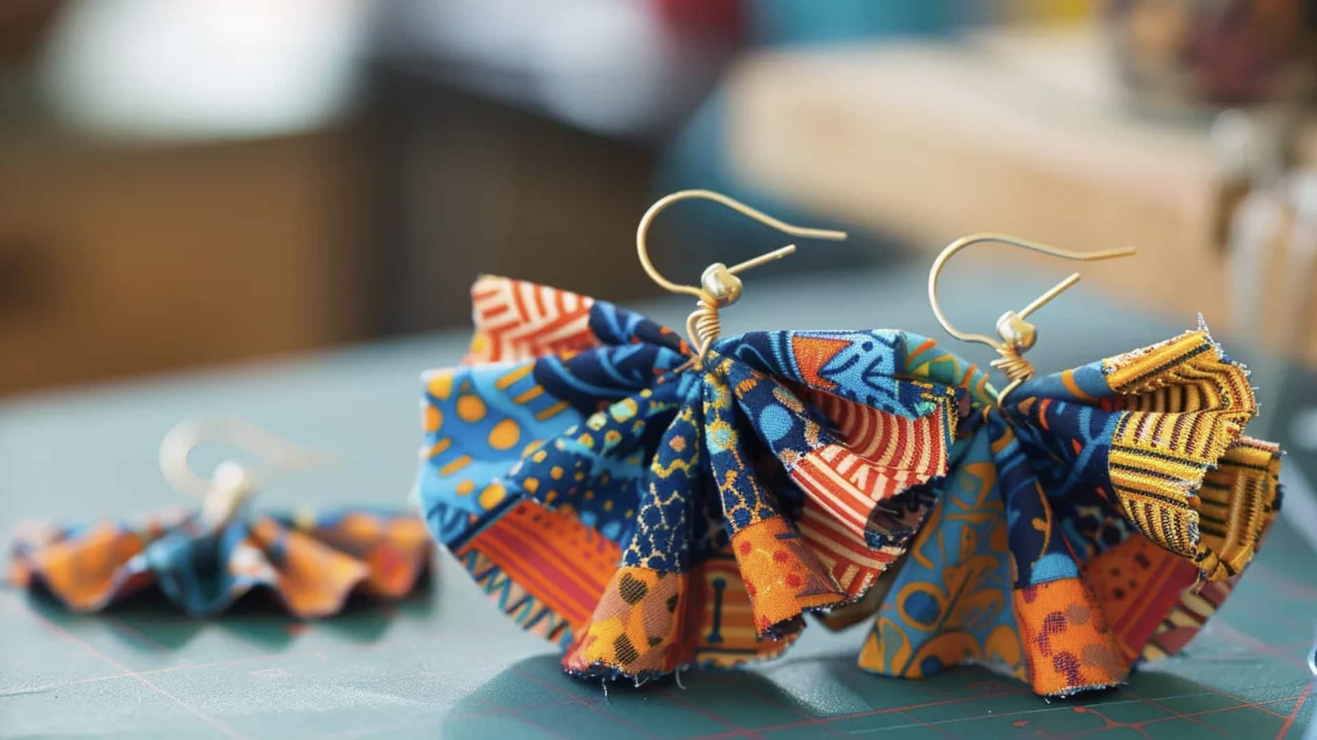 วิธีจัดระเบียบต่างหูด้วยผ้าเหลือใช้