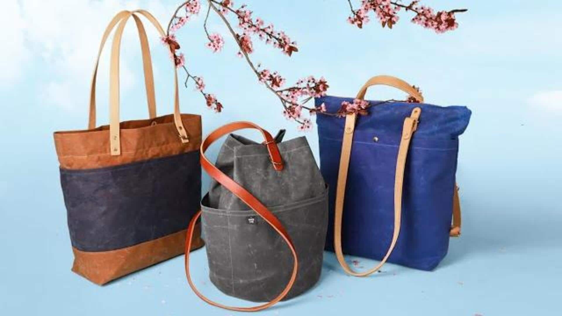 5 สไตล์แมตช์กระเป๋าผ้าใบแวกซ์ได้ลงตัว