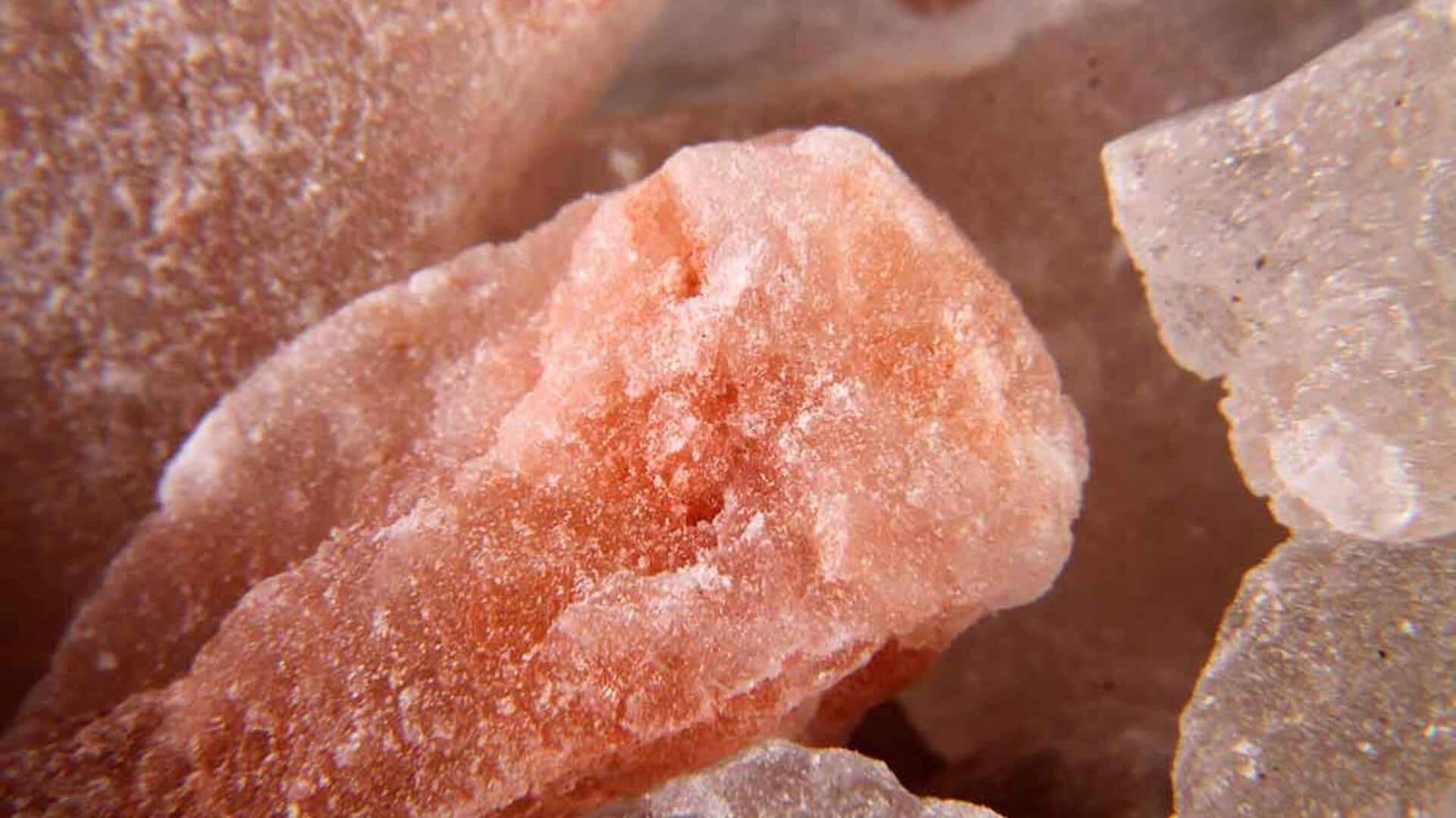 เกลือหิน: เคล็ดลับผิวสวยเปล่งประกาย