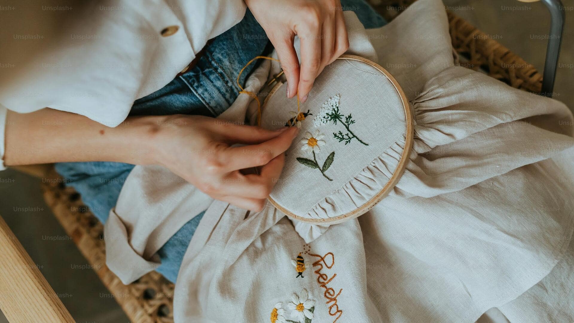 การเพิ่มสมาธิด้วยงานปักผ้า