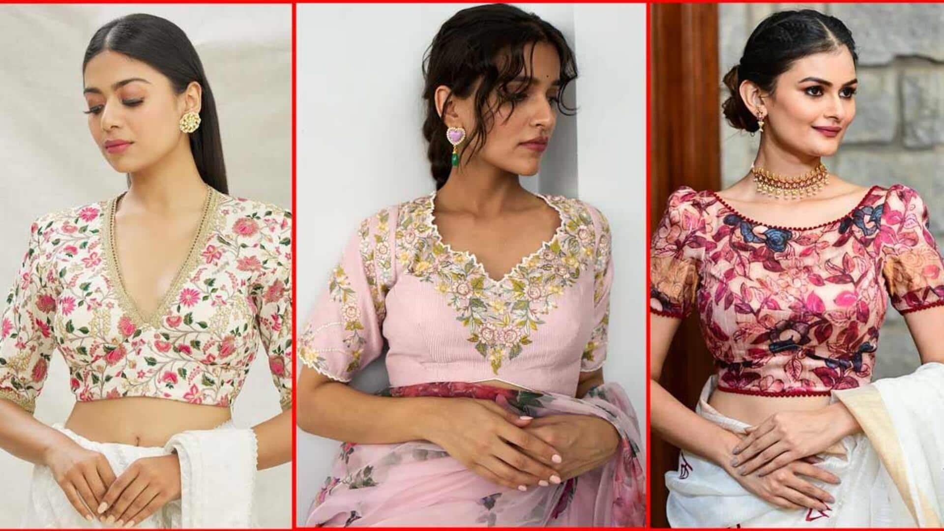 5 ลุคแฟชั่นที่แมตช์ได้ลงตัวกับเสื้อเบลาส์ลายดอกไม้