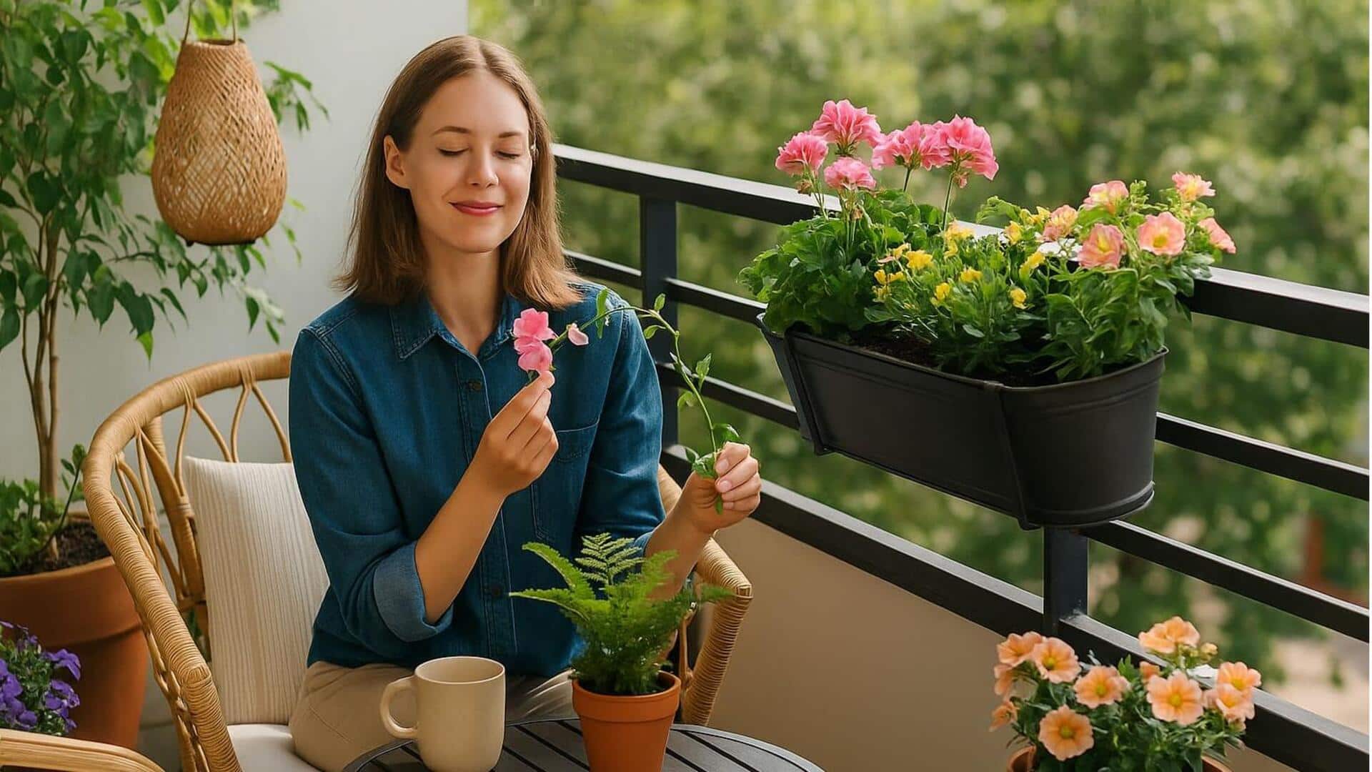 วิธีลดความตึงเครียดของดวงตาด้วยการมองพืชบนระเบียง